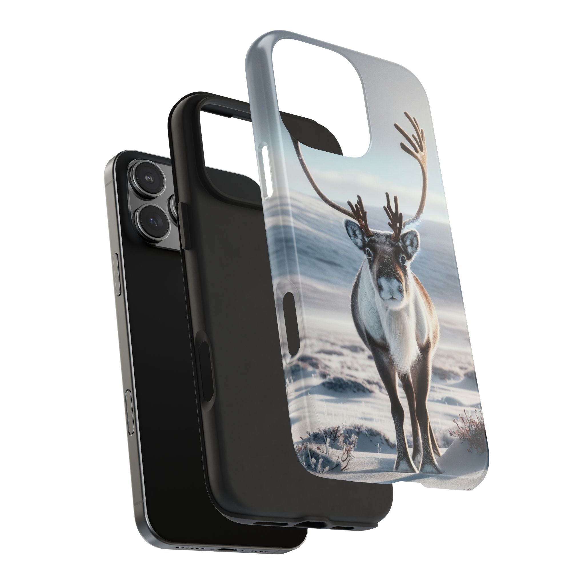 Phone Cases - Curious Reindeer Design