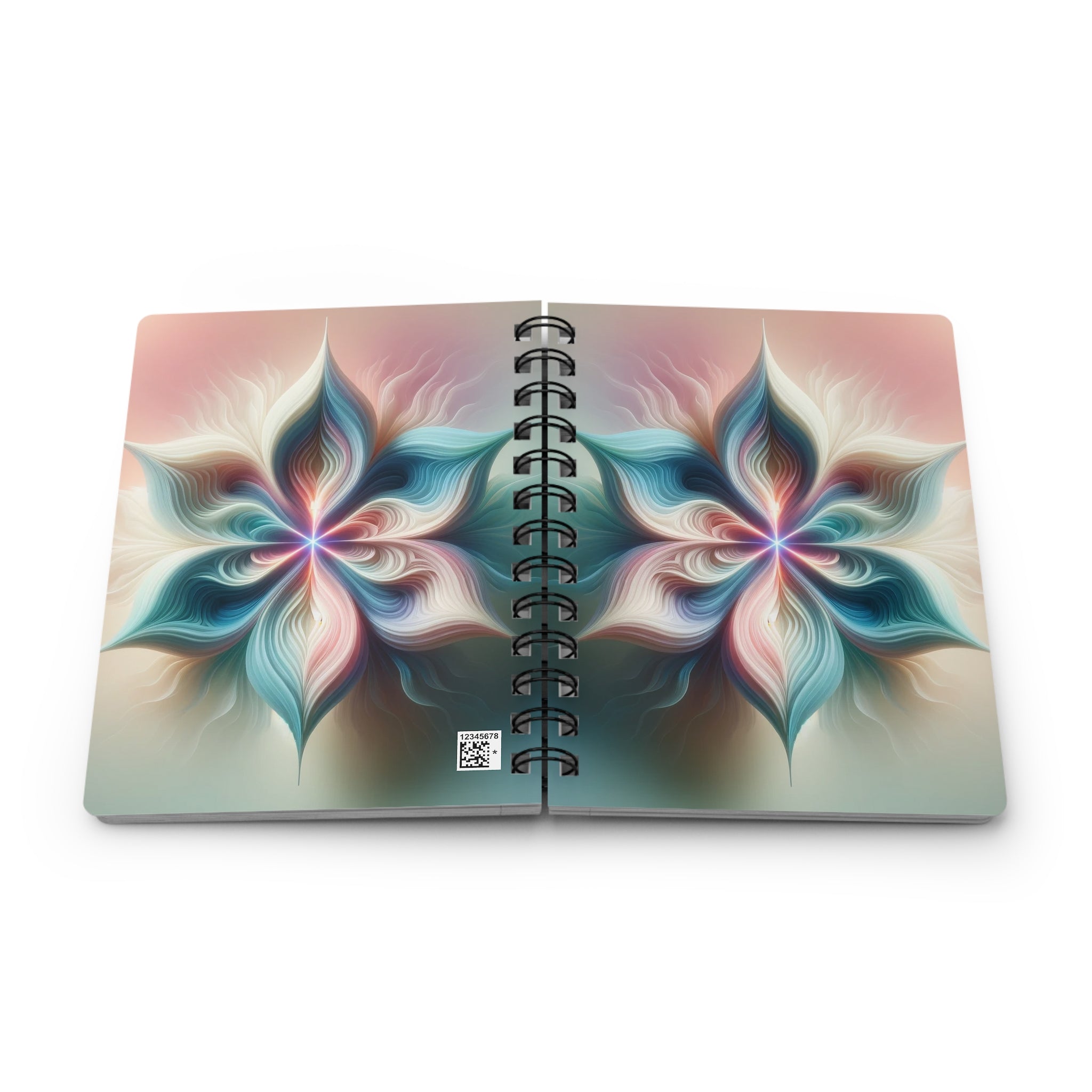 Pastel coloured star - Spiral Notebook