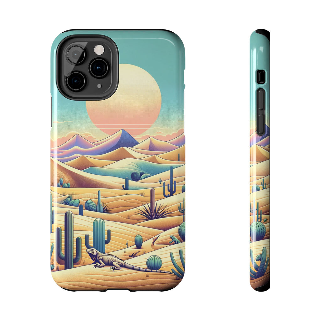 Iguana in the desert 2 - Tough Phone Case