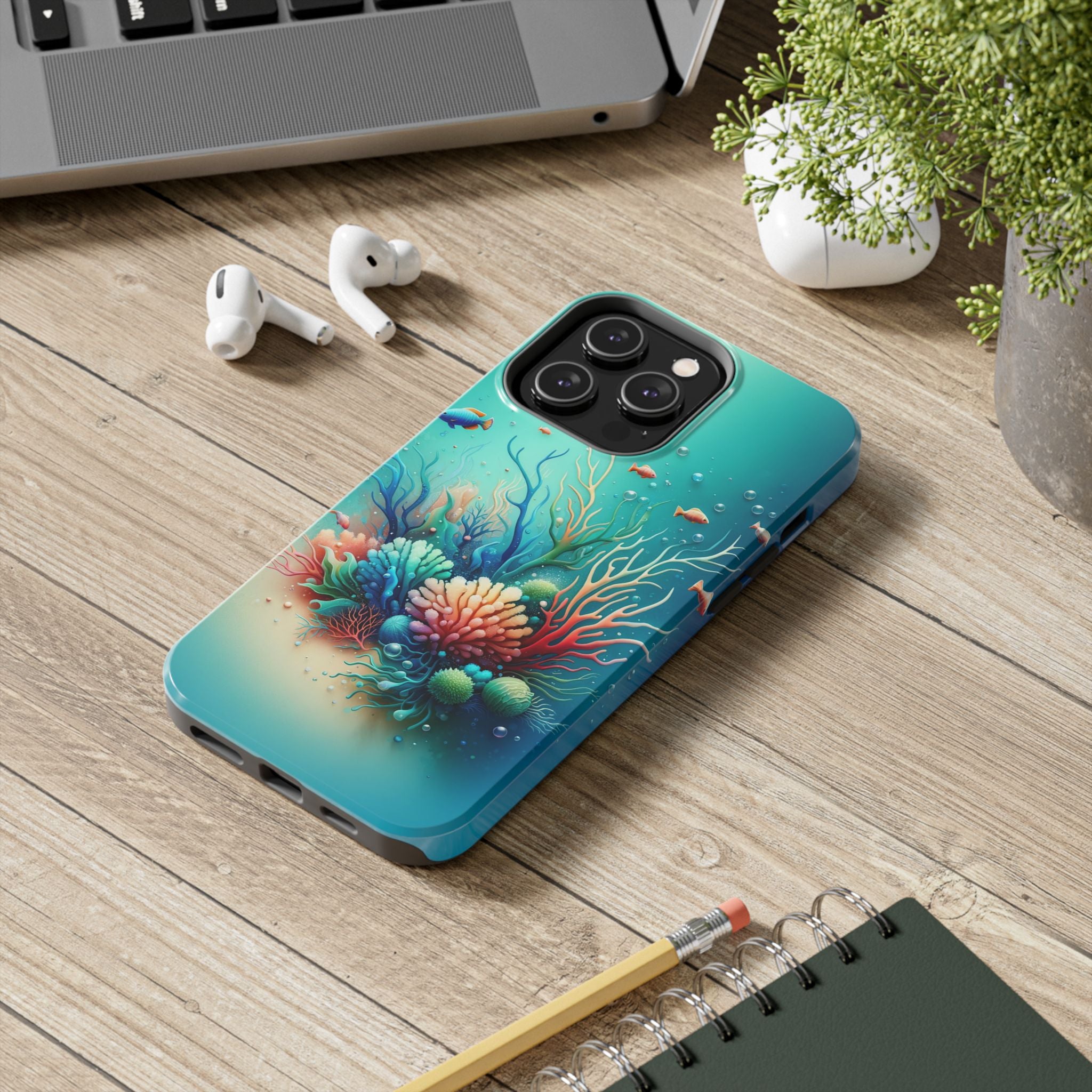 Phone Case Coral Reef Design