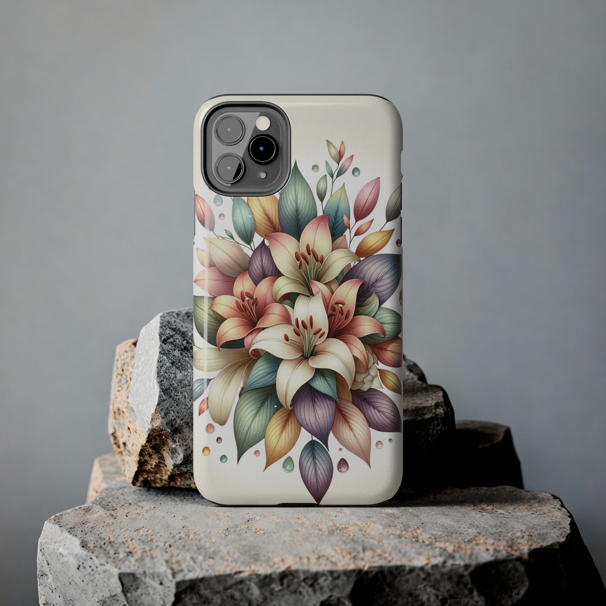 Phone Cases - Beautiful Lily Bouquet Design