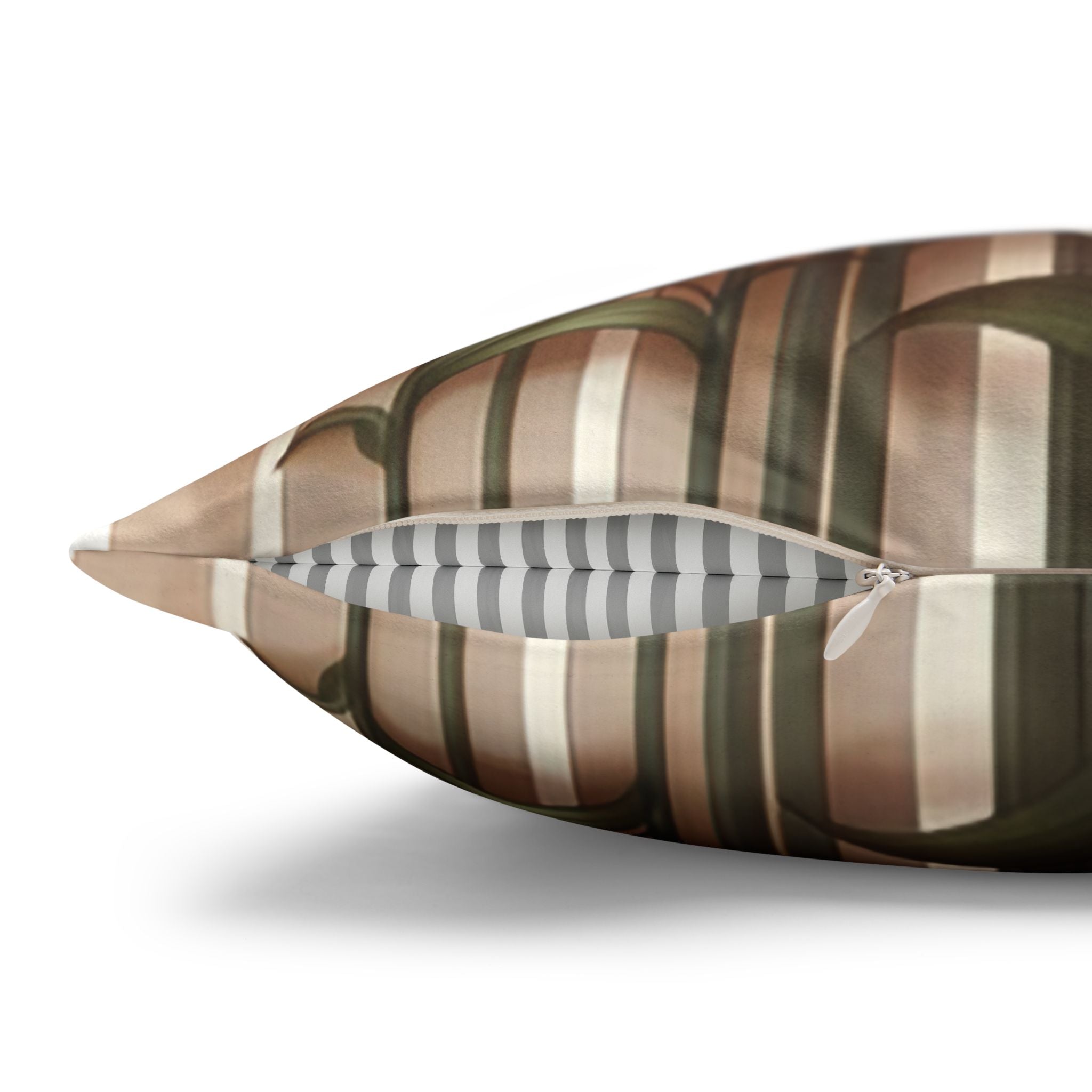 Lilies (in columns) - Suede Square Pillowcase