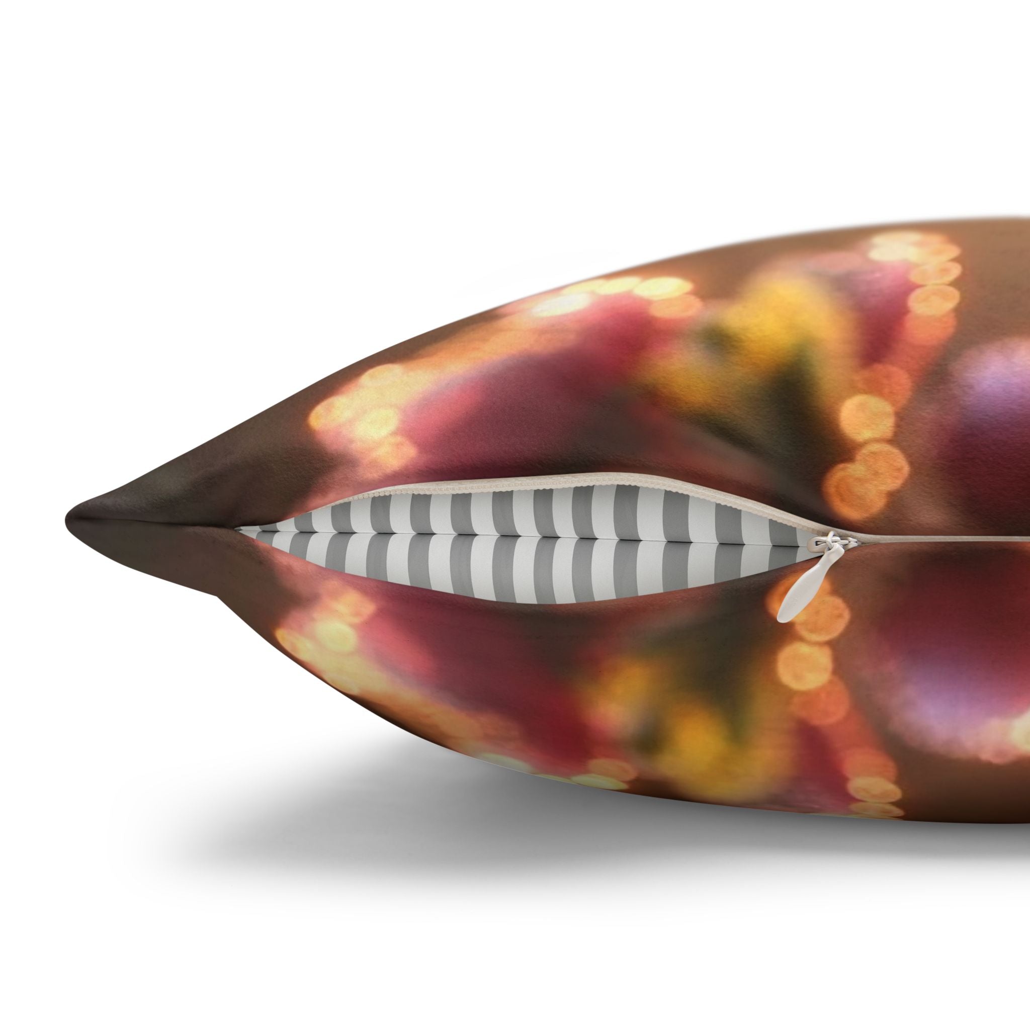 Large Pink flowers - Suede Square Pillowcase