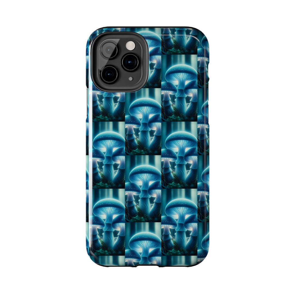 Blue Mushrooms - Tough Phone Case