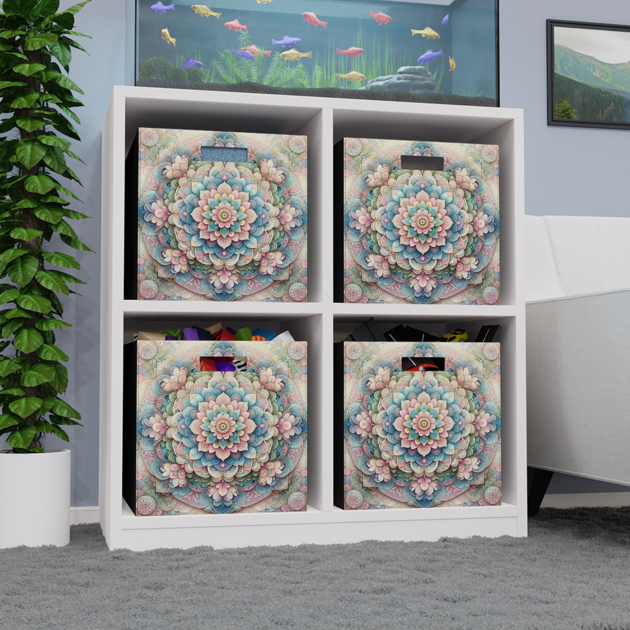 Pastel-coloured Mandala - Storage Box