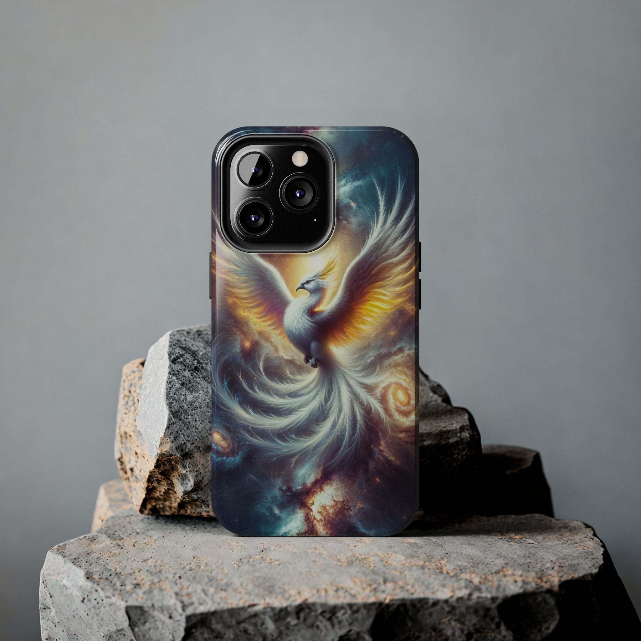 Phone Case - White Phoenix Design