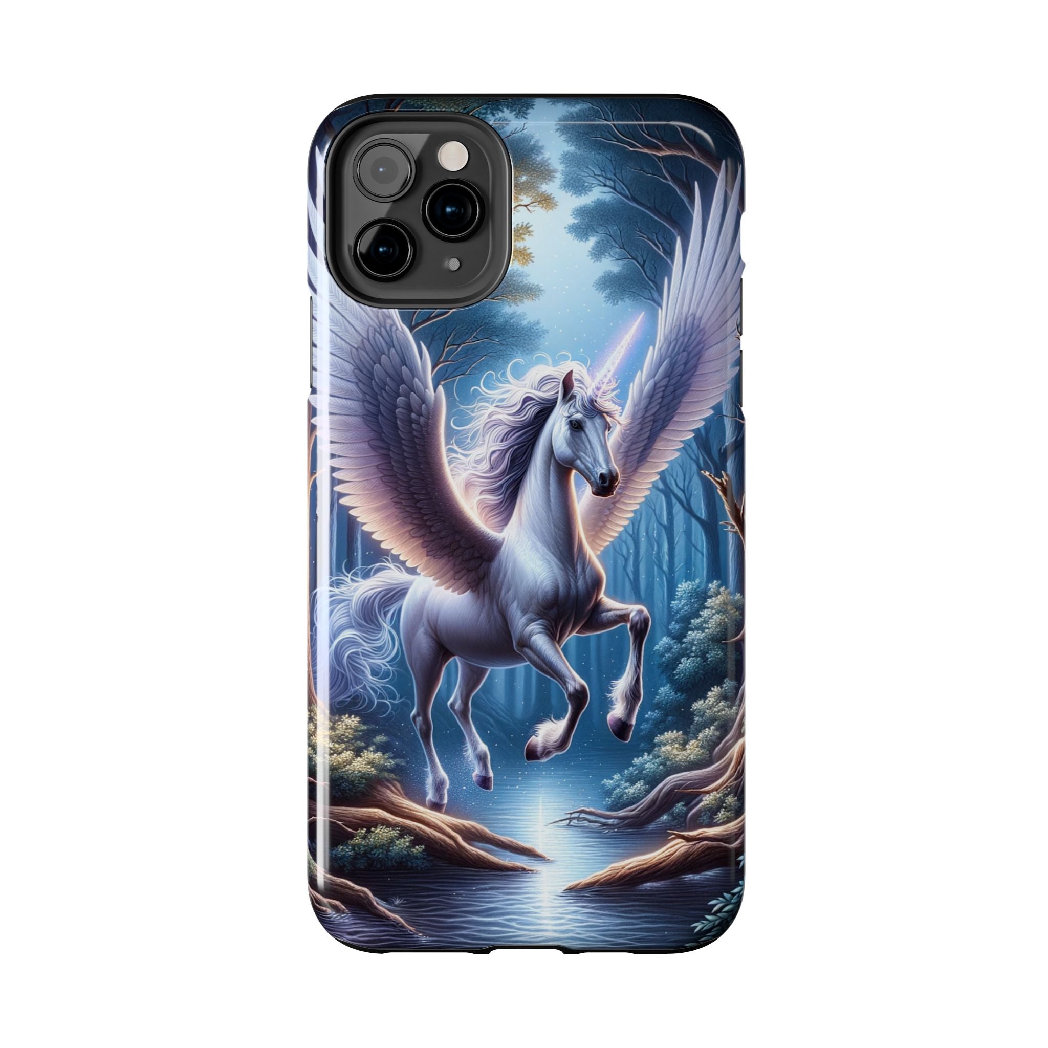 Phone Case - Unicorn Landing in Magical Forest