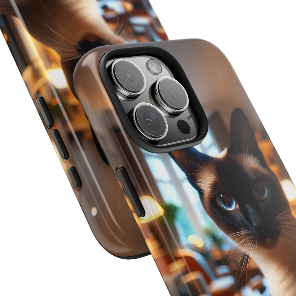 Curious cat - Tough Phone Case