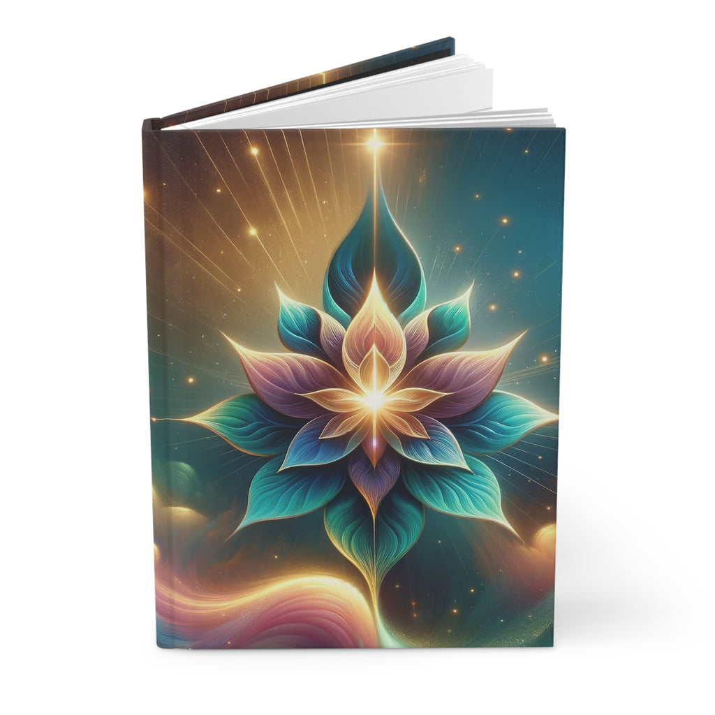 Unique flower design - Hardcover Notebook
