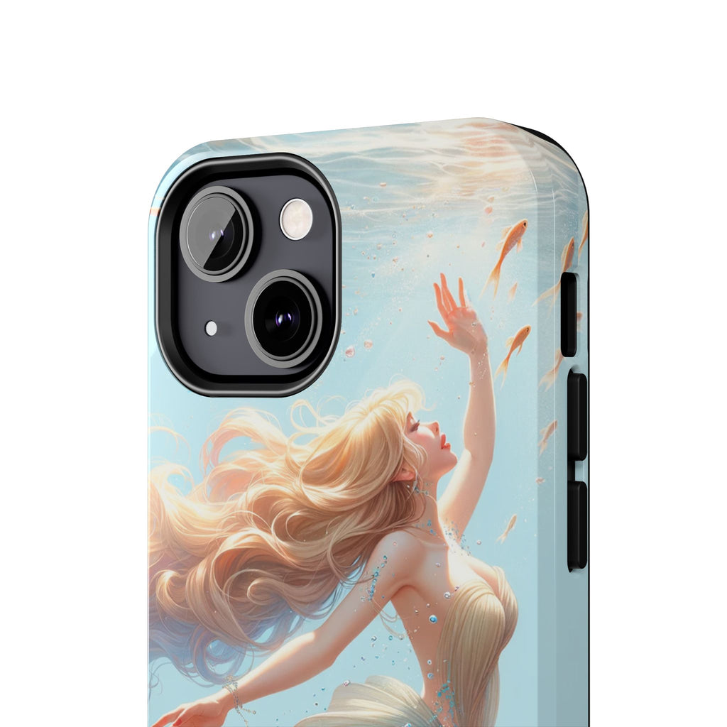 Blond mermaid - Tough Phone Case