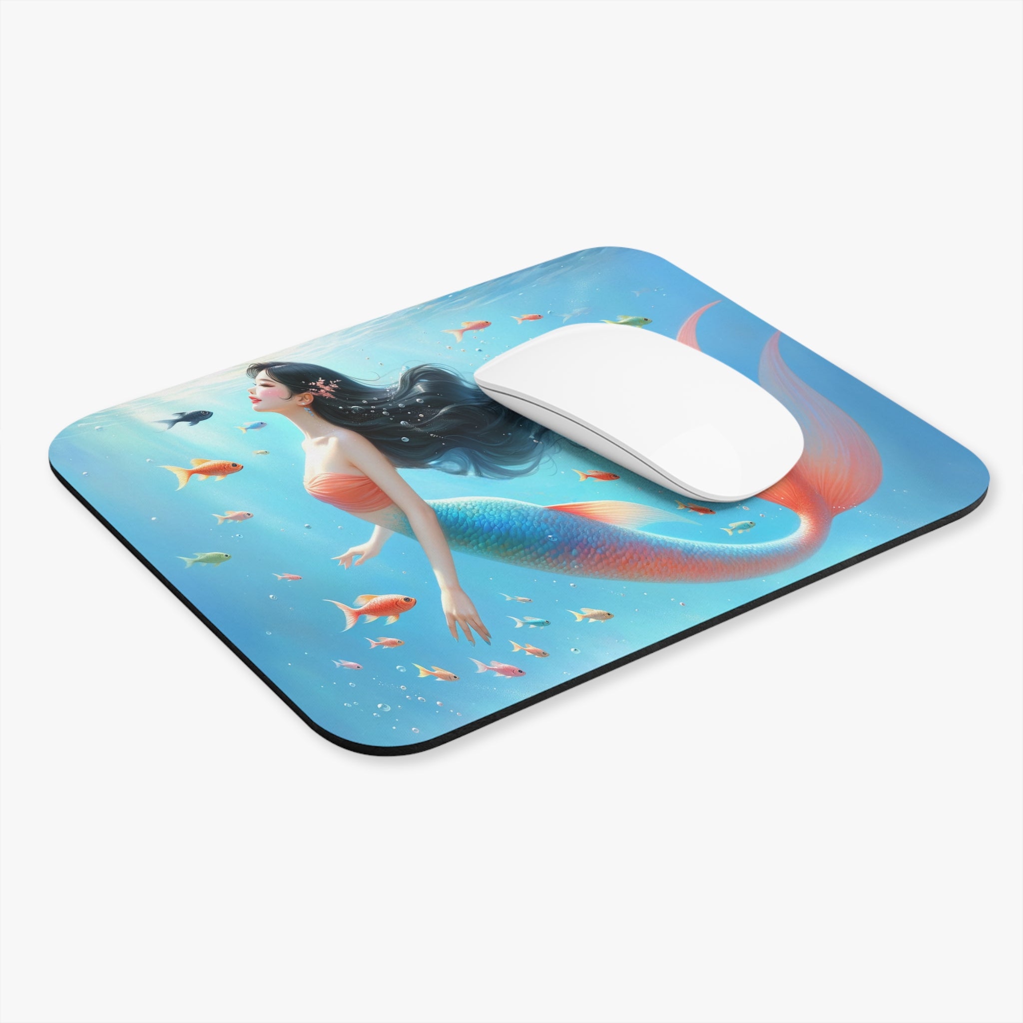 Mermaid with black hair - Mouse Pad (Rectangle)