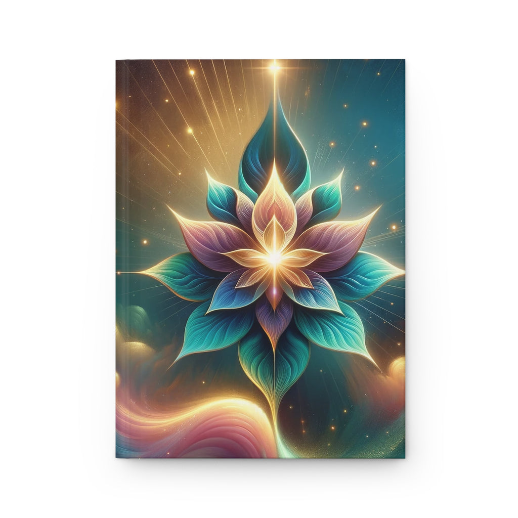 Unique flower design - Hardcover Notebook