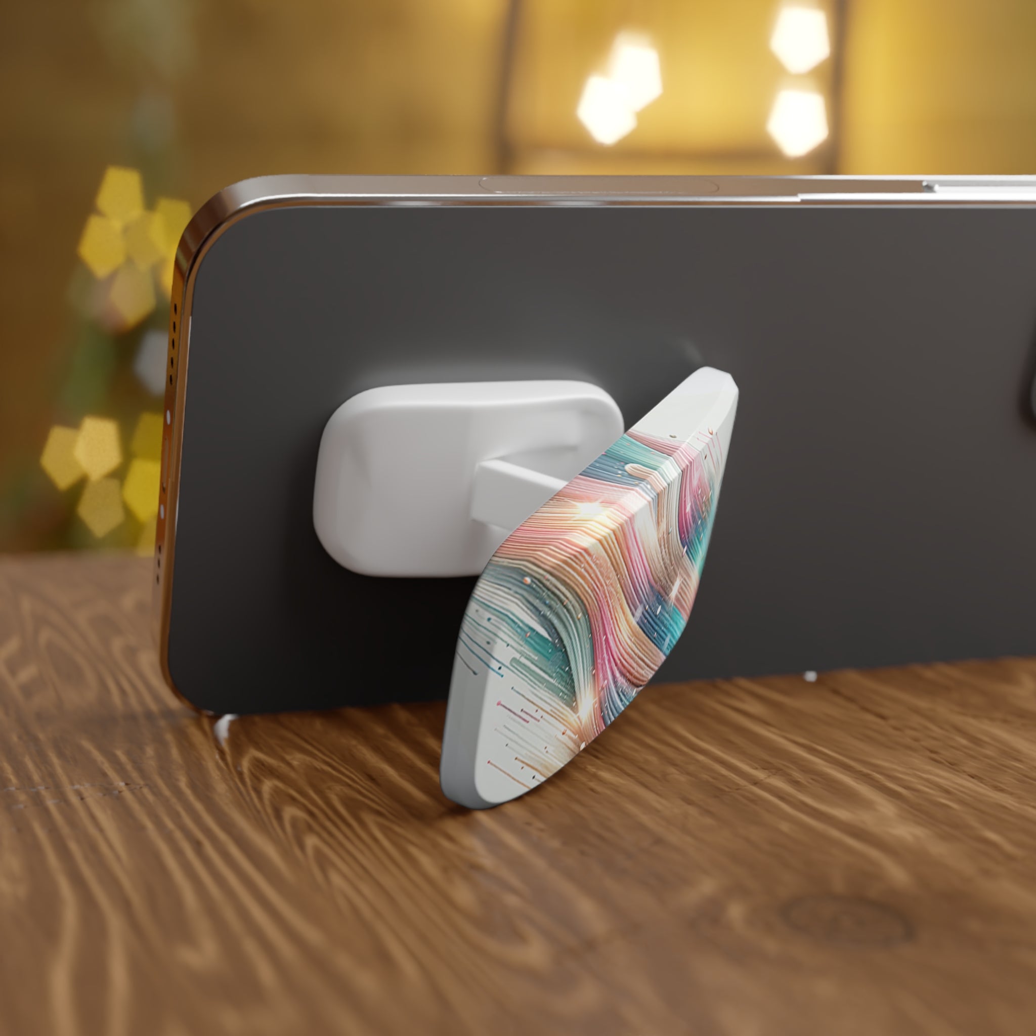 Pastel lines 1 - Phone Click-On Grip