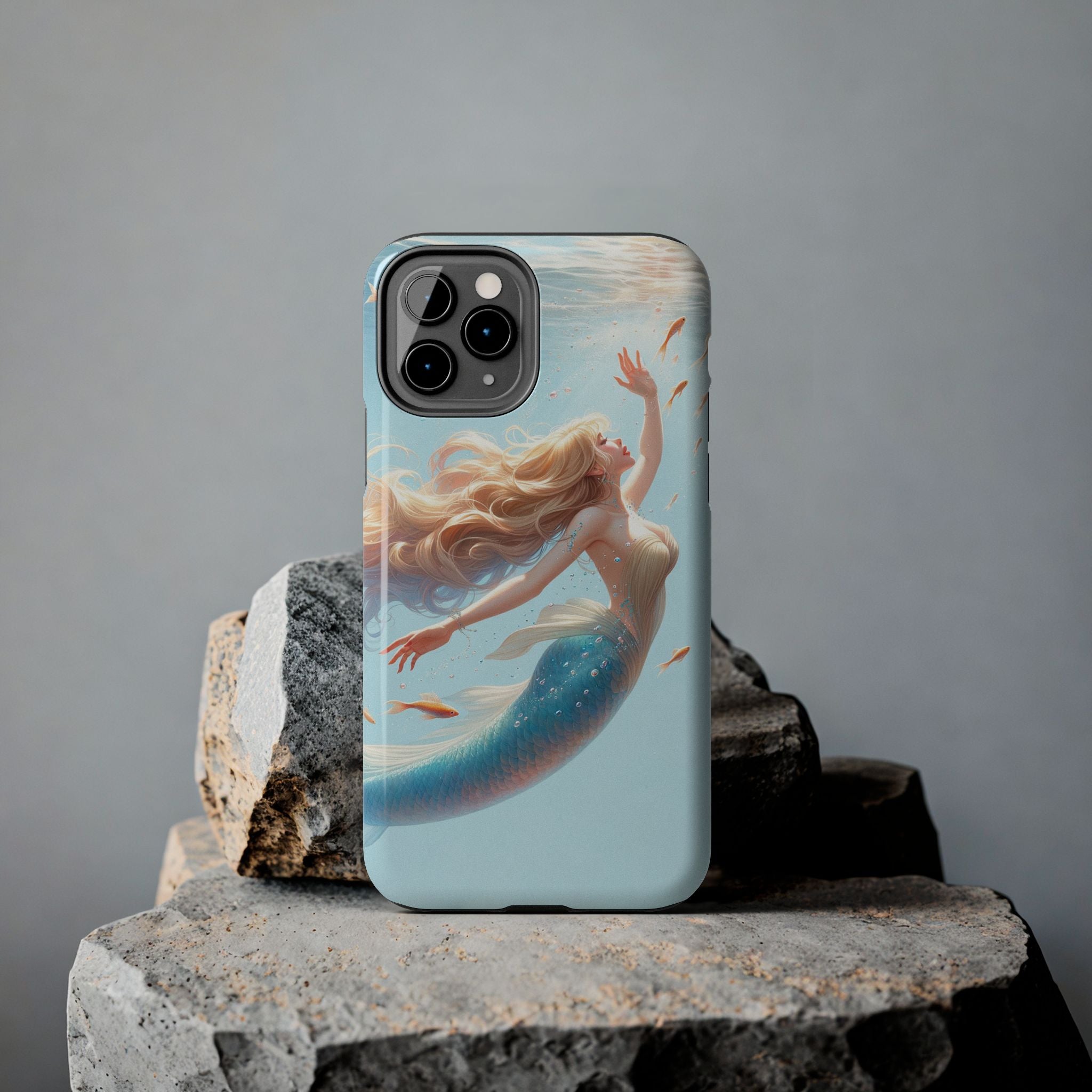 Blond mermaid - Tough Phone Case
