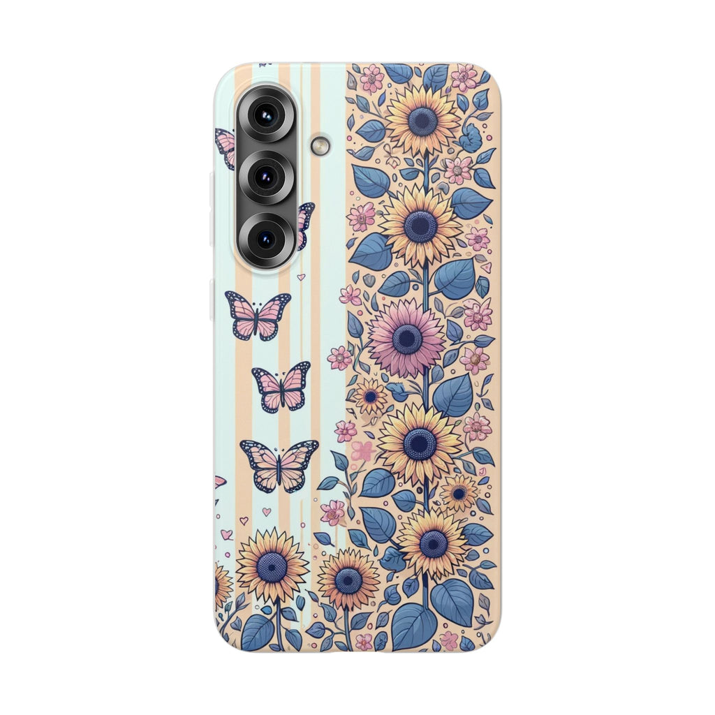 Sunflowers and butterflies - Flexi Case (Samsung only)