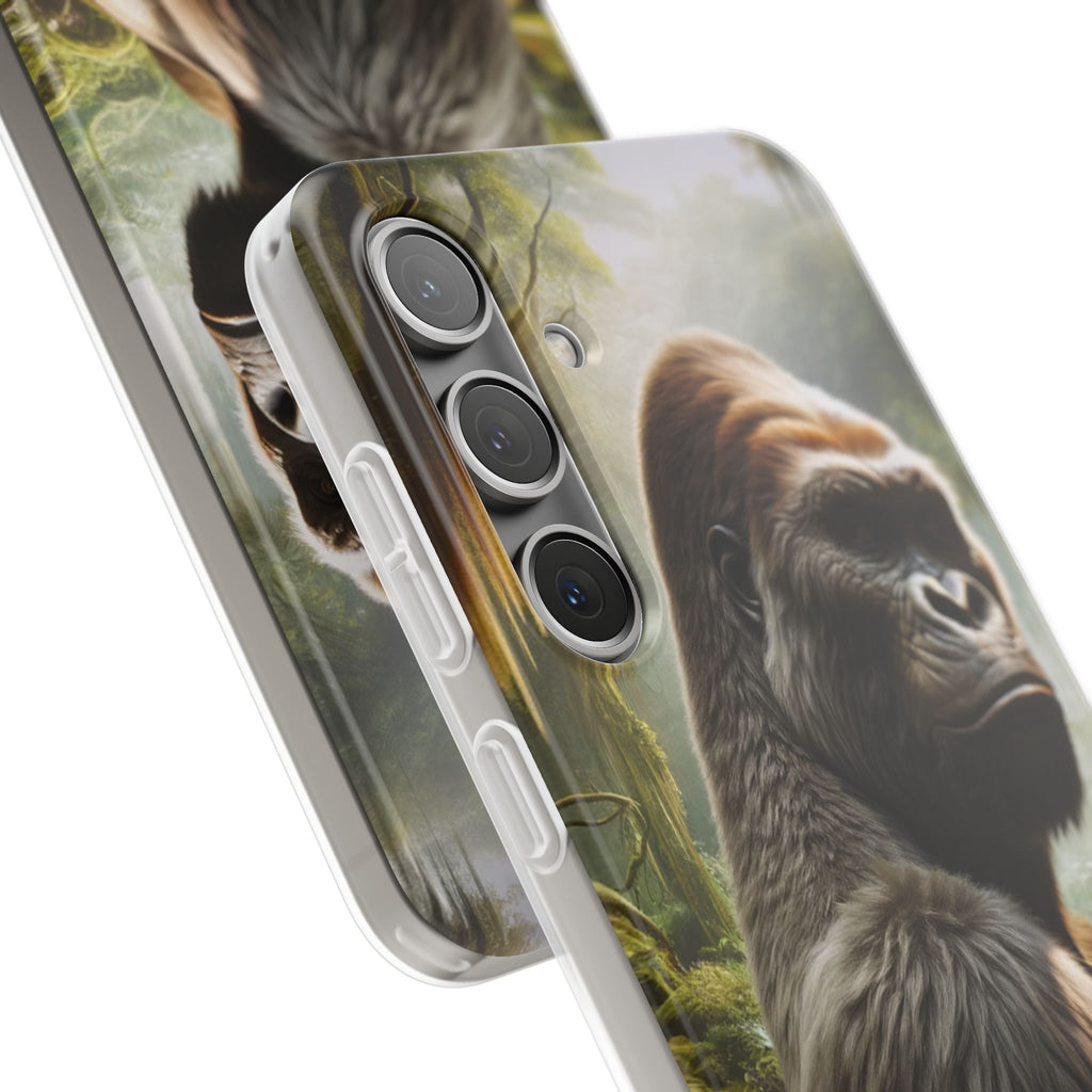 Curious Gorilla - Flexi Case (for Samsung only)