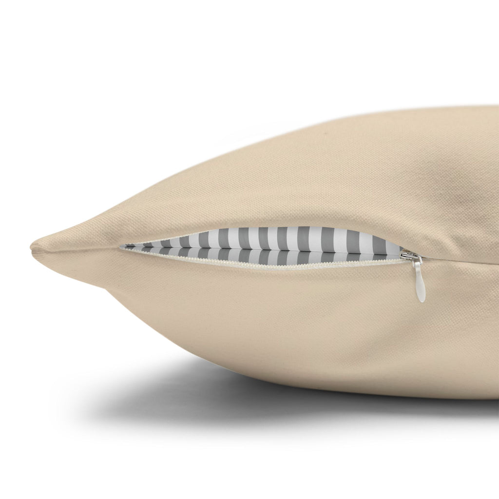 Islamic Art - peach coloured - Polyester Square Pillowcase