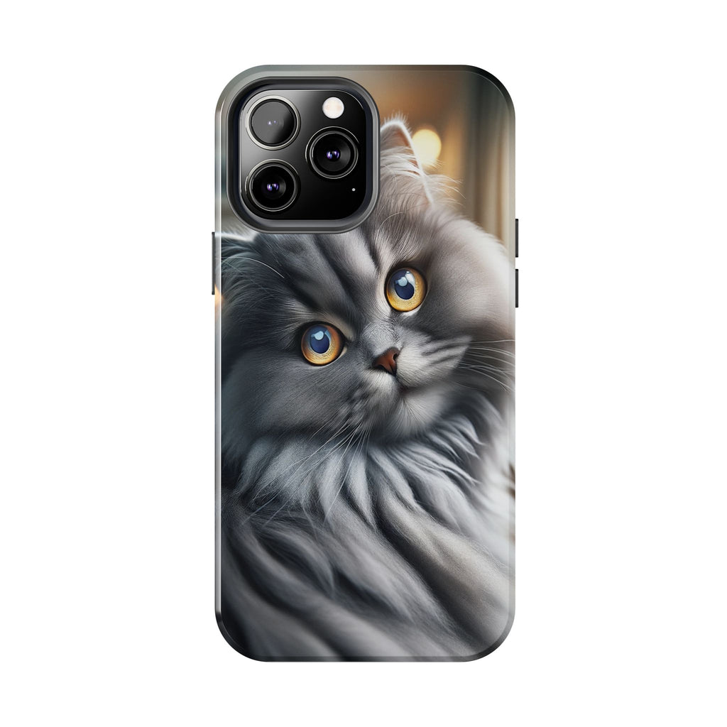 Grey cat - Tough Phone Case