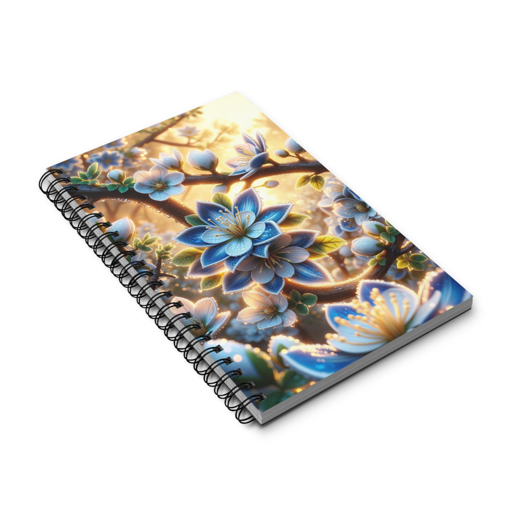 Beautiful Blue-white Blossoms (3) - Spiral Journal