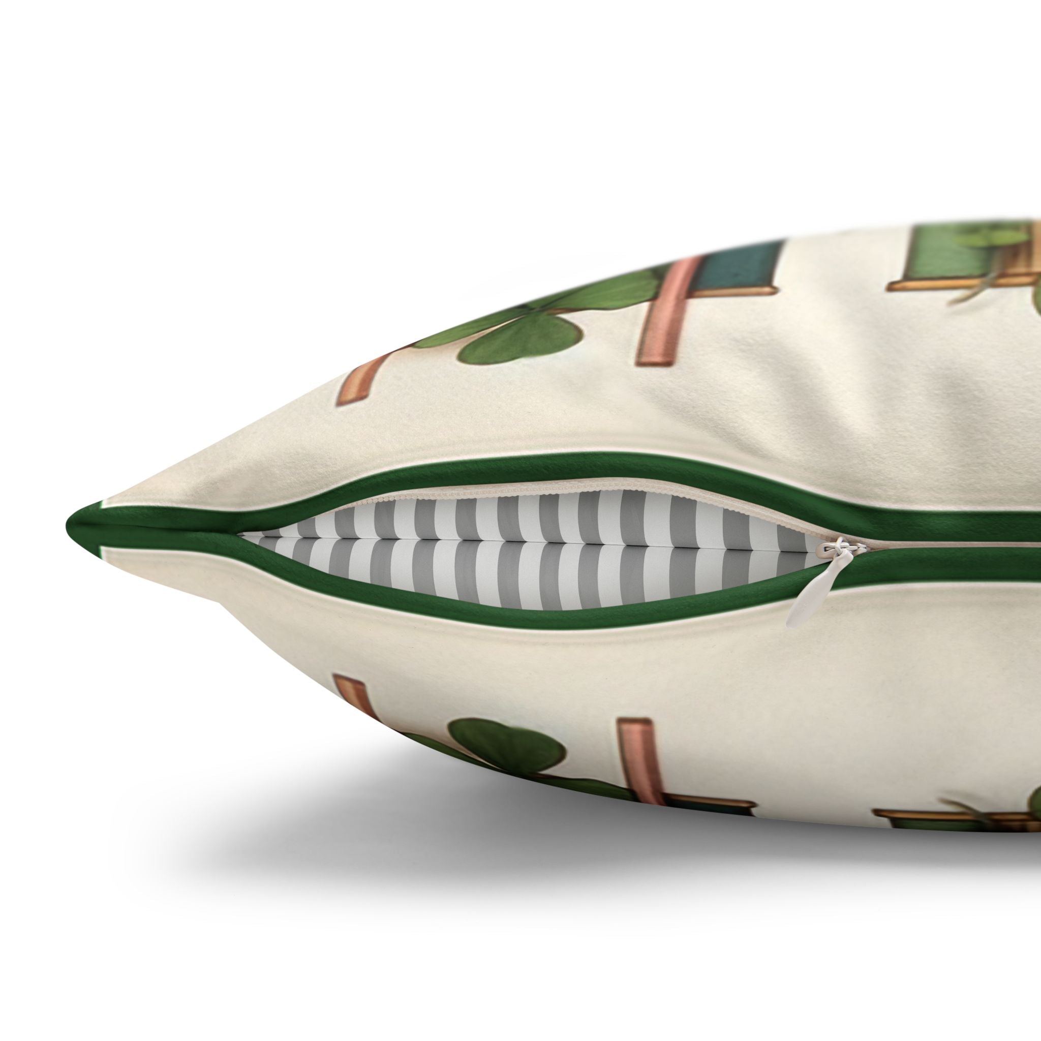 Lilies on a wall - Suede Square Pillowcase