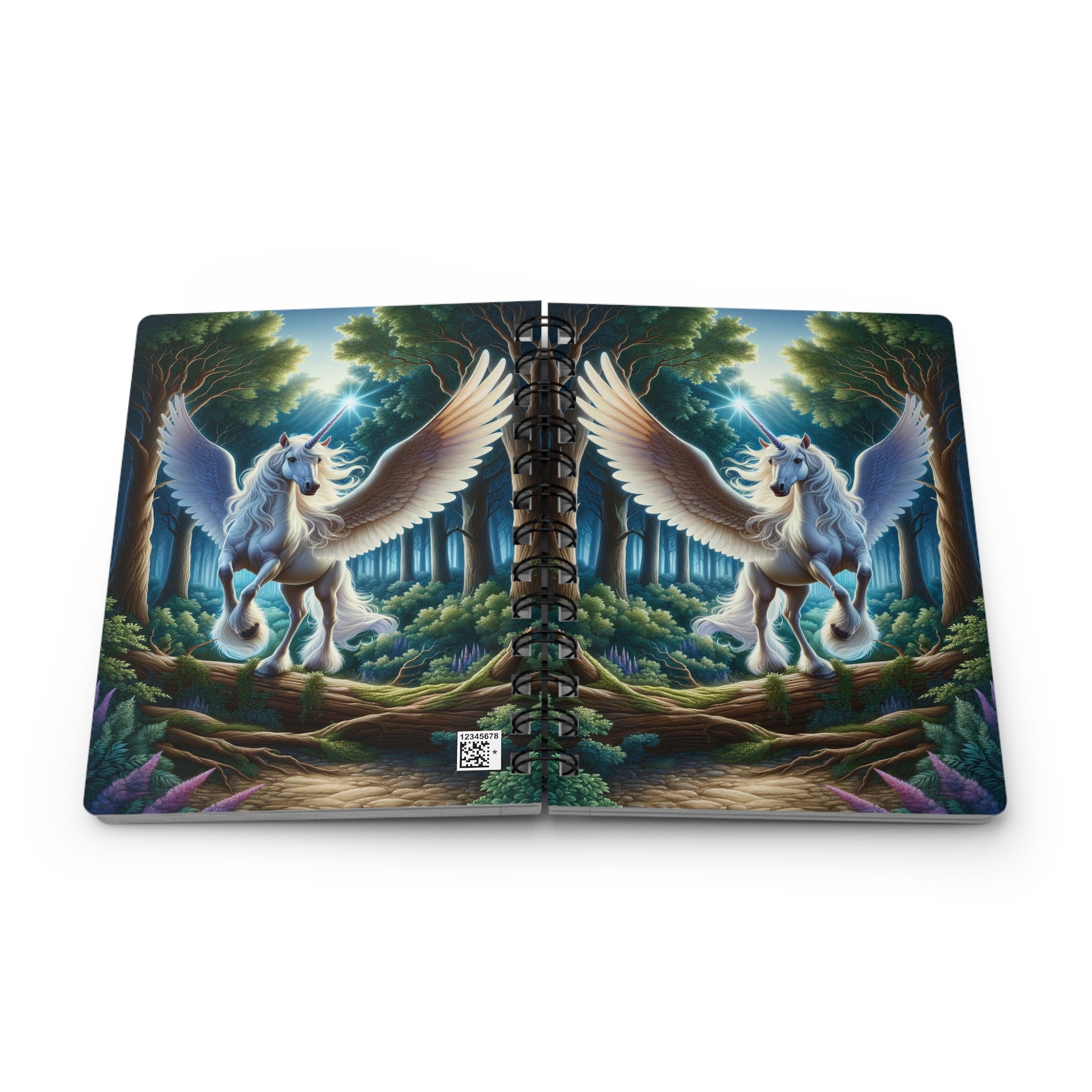 Unicorn 2 - Spiral Notebook