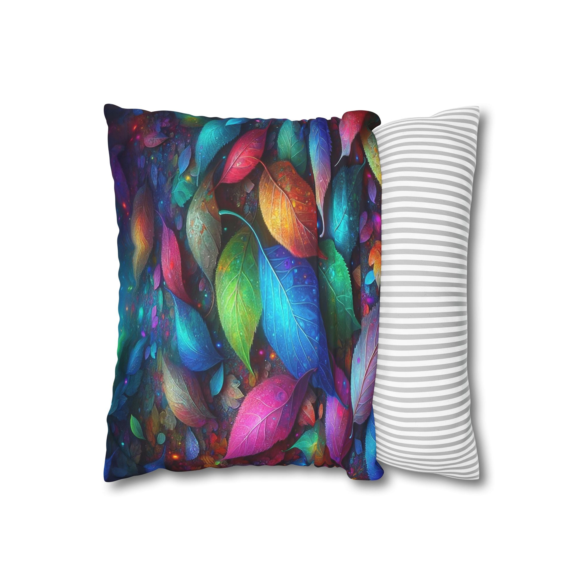 Magical, colourful leaves  - Suede Square Pillowcase