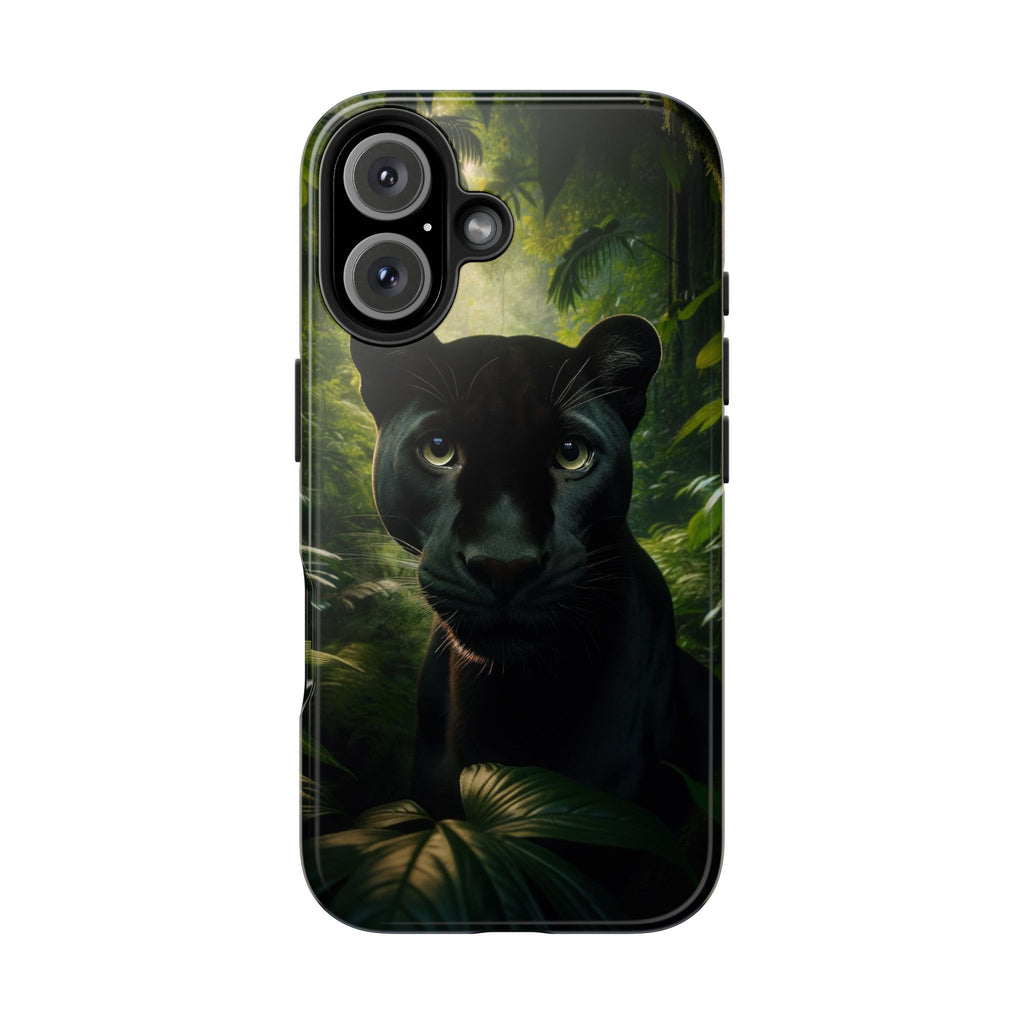 Curious black panther - Tough Phone Case