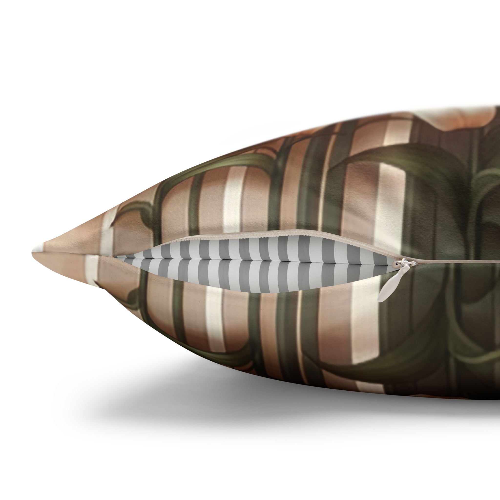 Lilies (in columns) - Suede Square Pillowcase