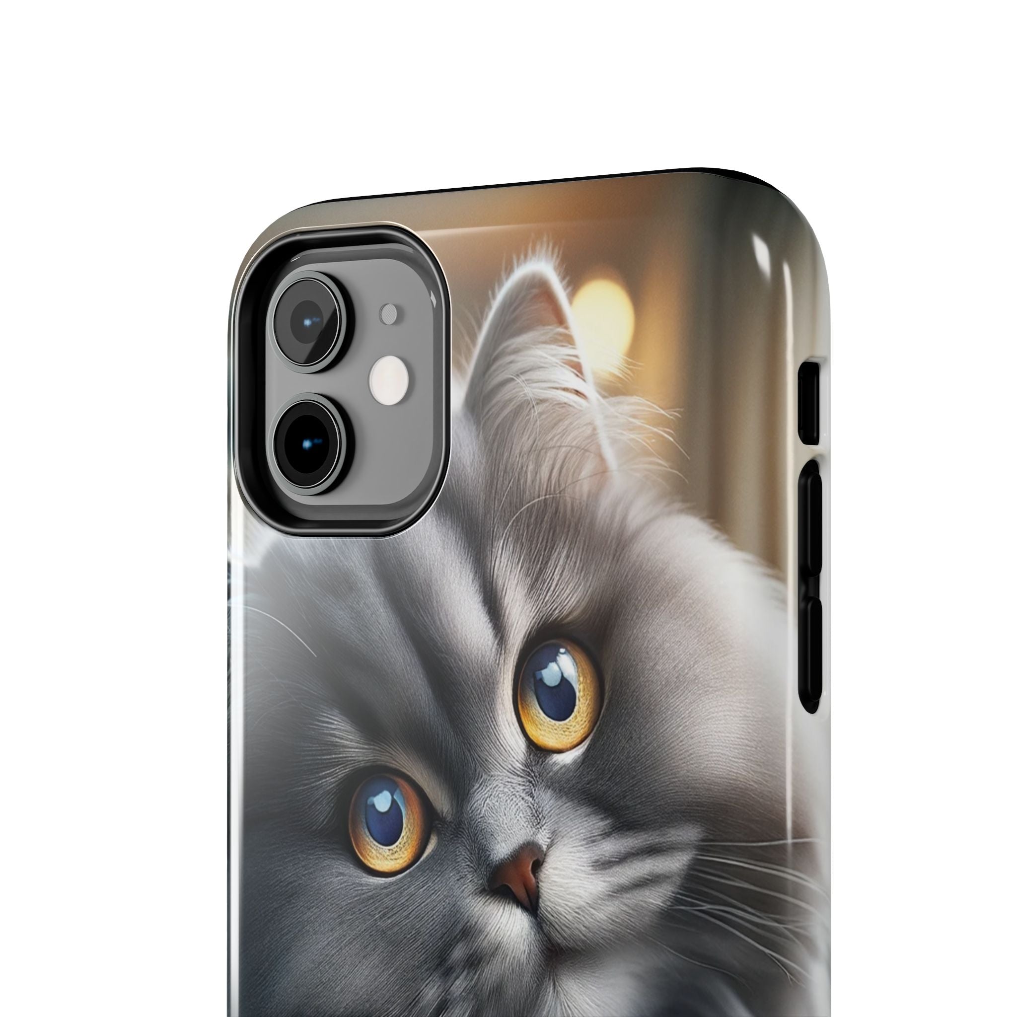 Grey cat - Tough Phone Case