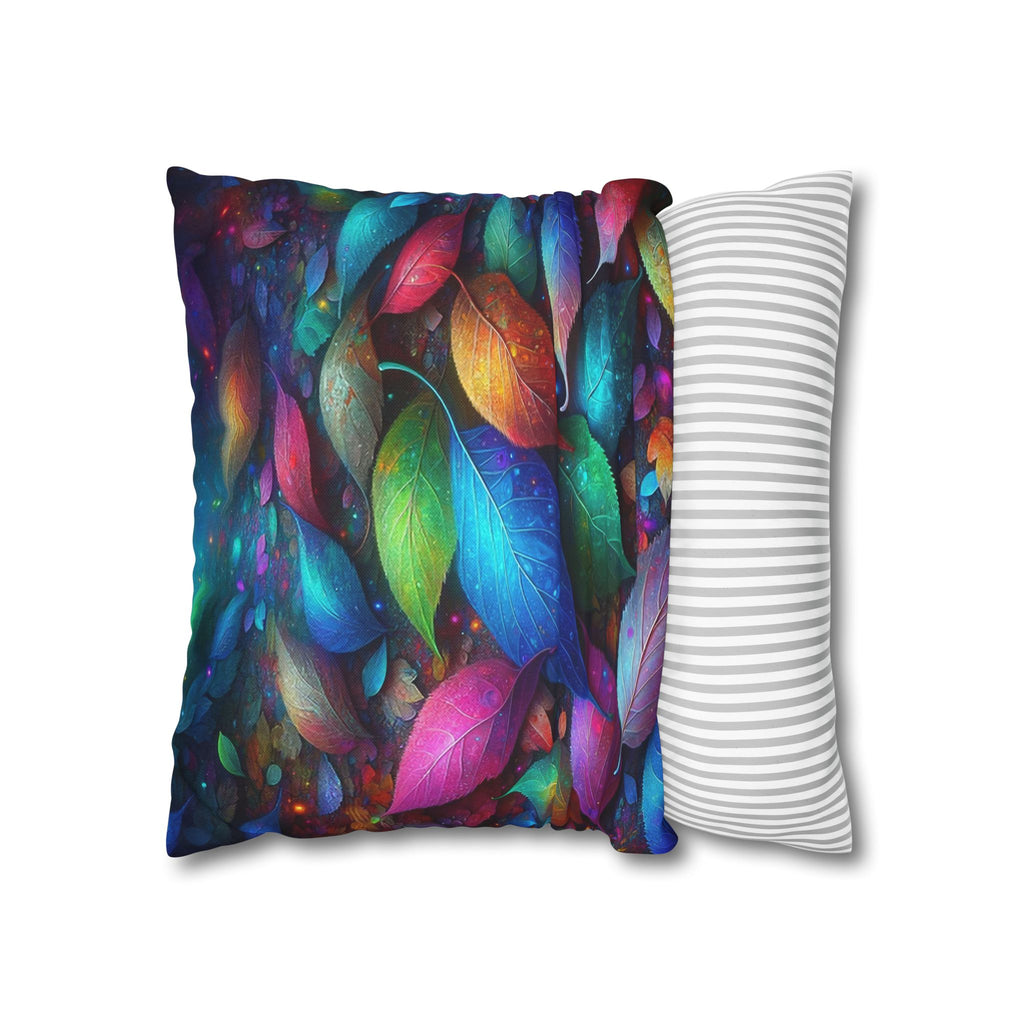Magical, fantasy Leaves  - Polyester Square Pillowcase