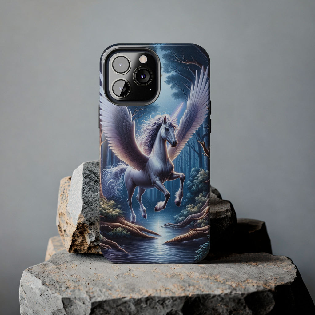 Phone Case - Unicorn Landing in Magical Forest