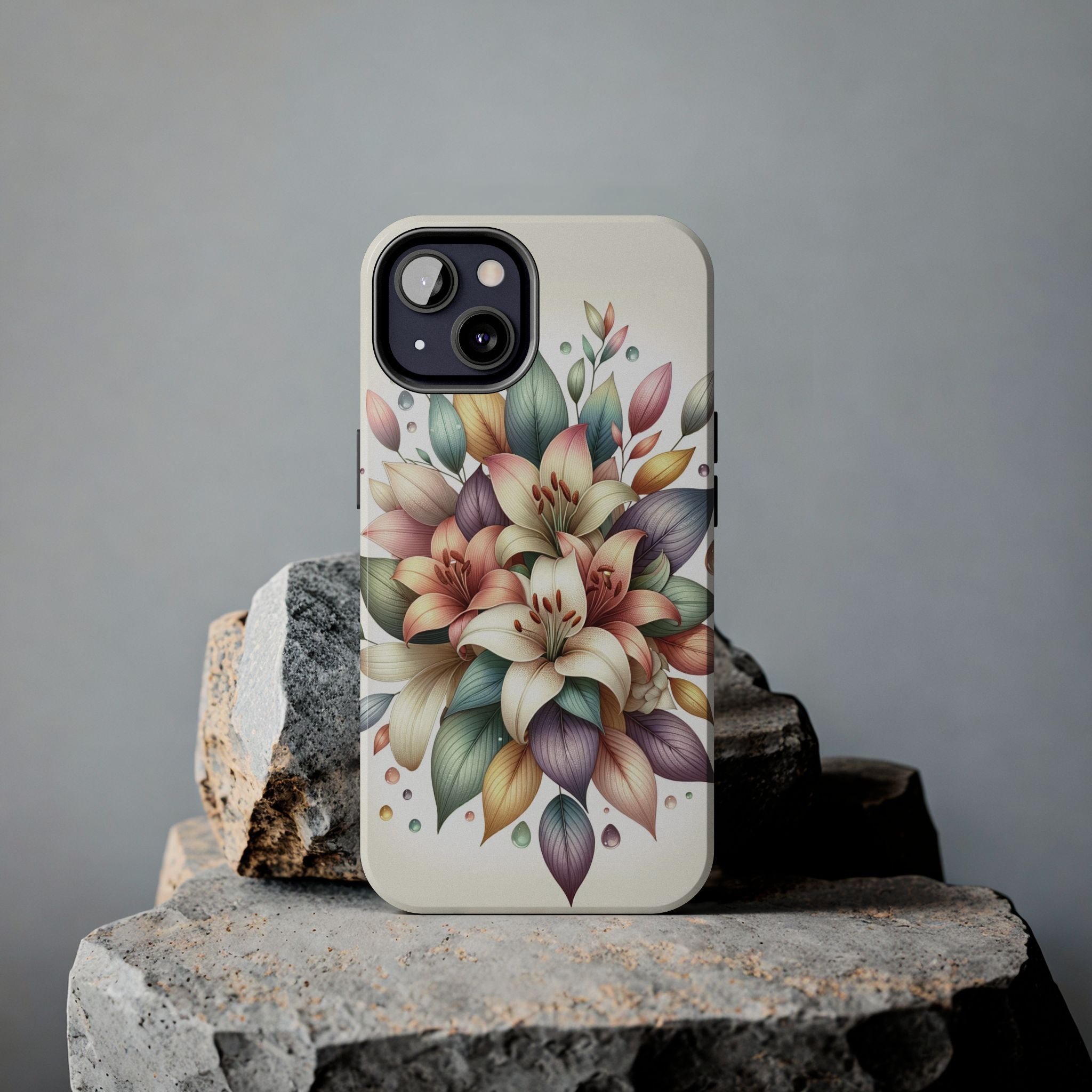 Phone Cases - Beautiful Lily Bouquet Design