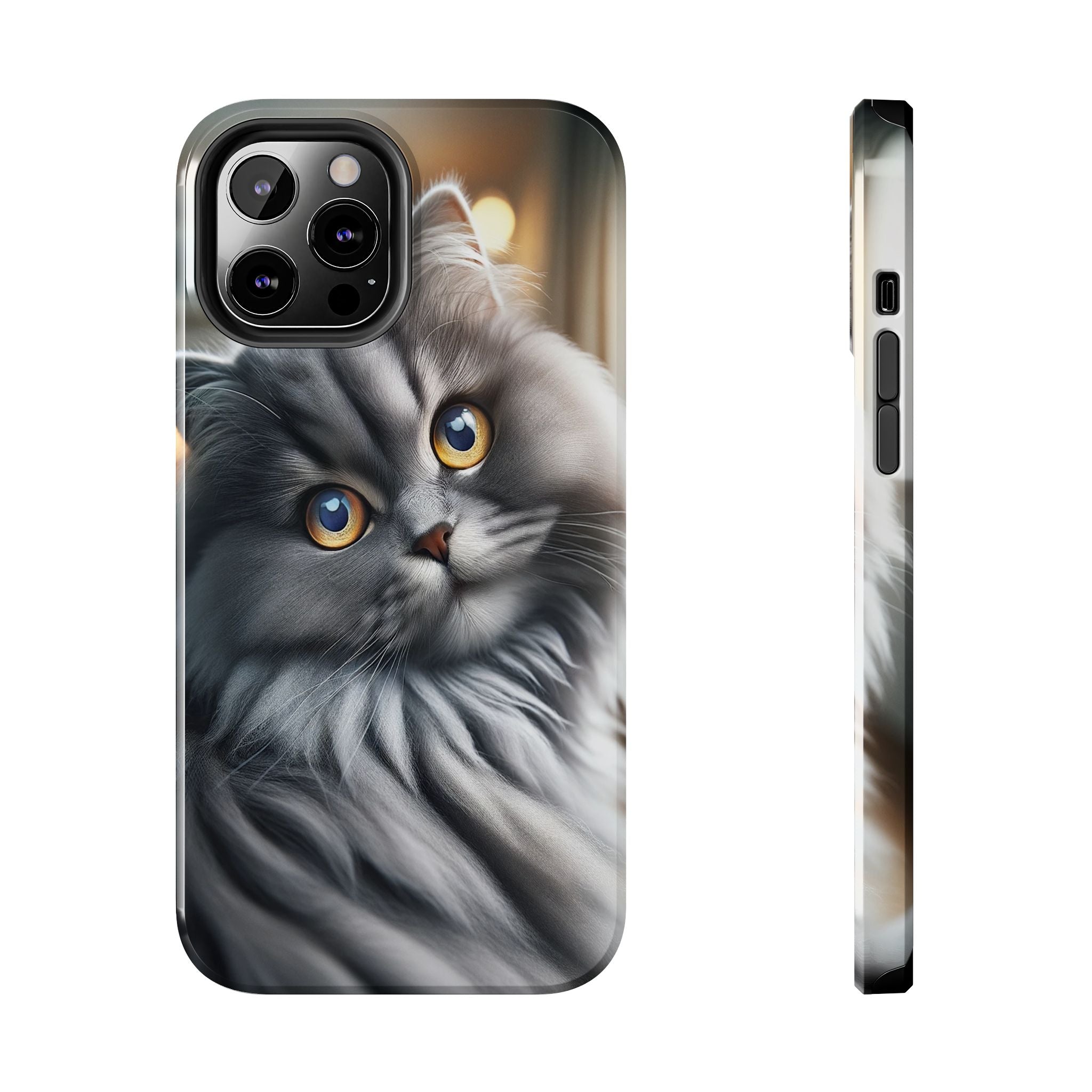 Grey cat - Tough Phone Case