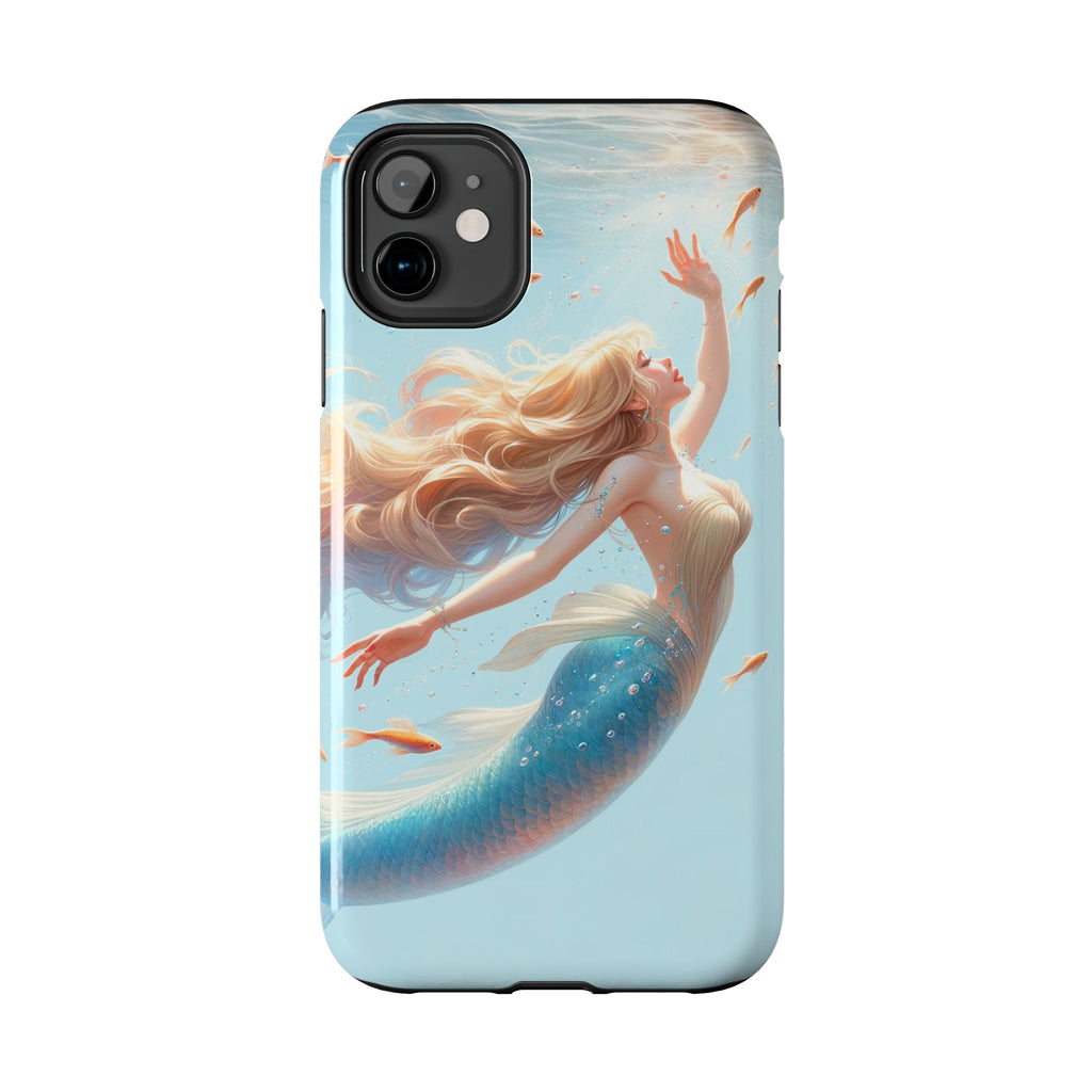 Blond mermaid - Tough Phone Case