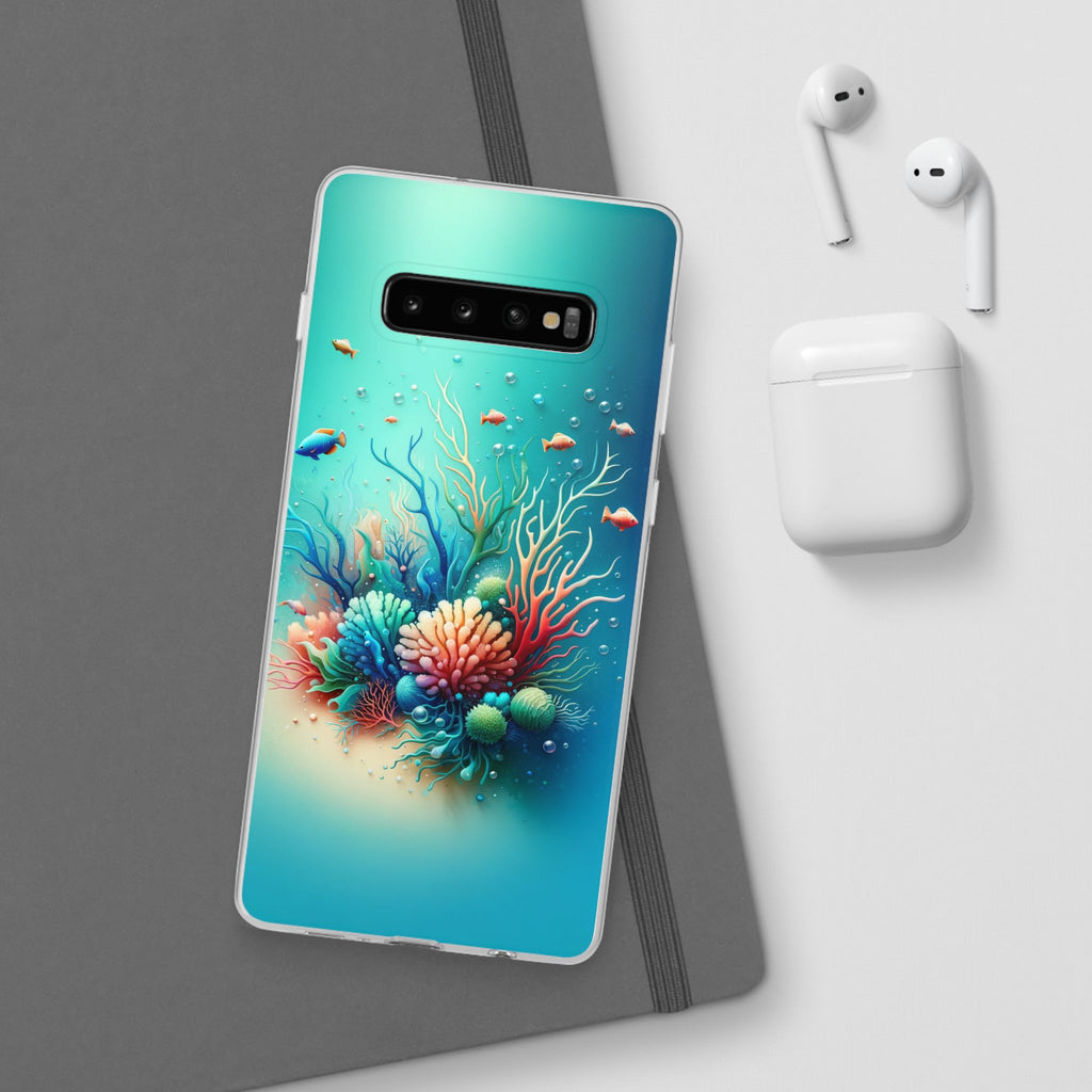 Fish around coral reef - Flexi Case (Samsung only)