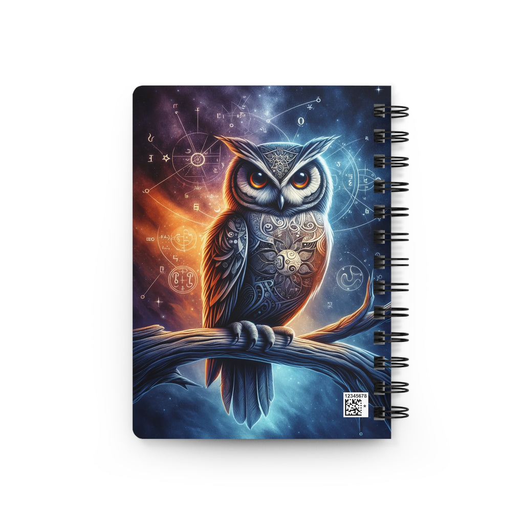 Intelligent owl - Spiral Notebook