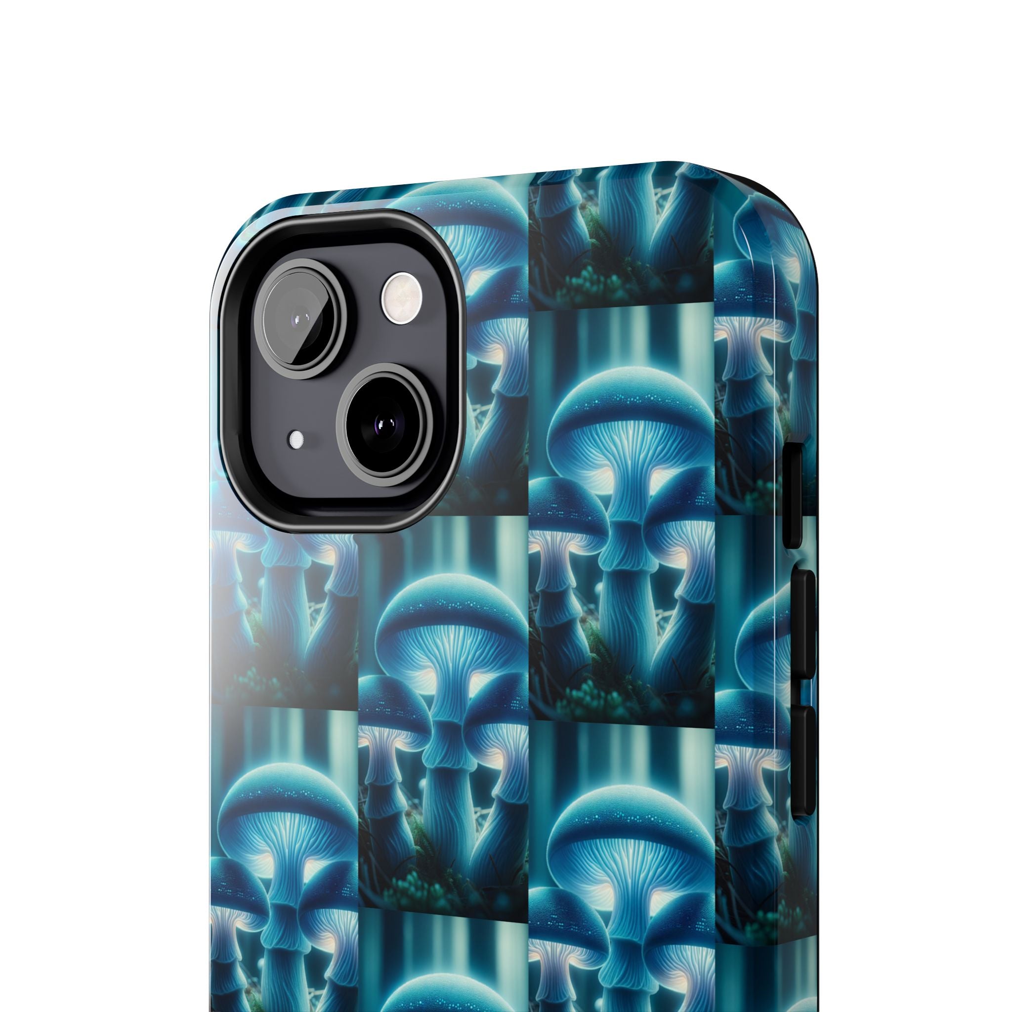 Blue Mushrooms - Tough Phone Case