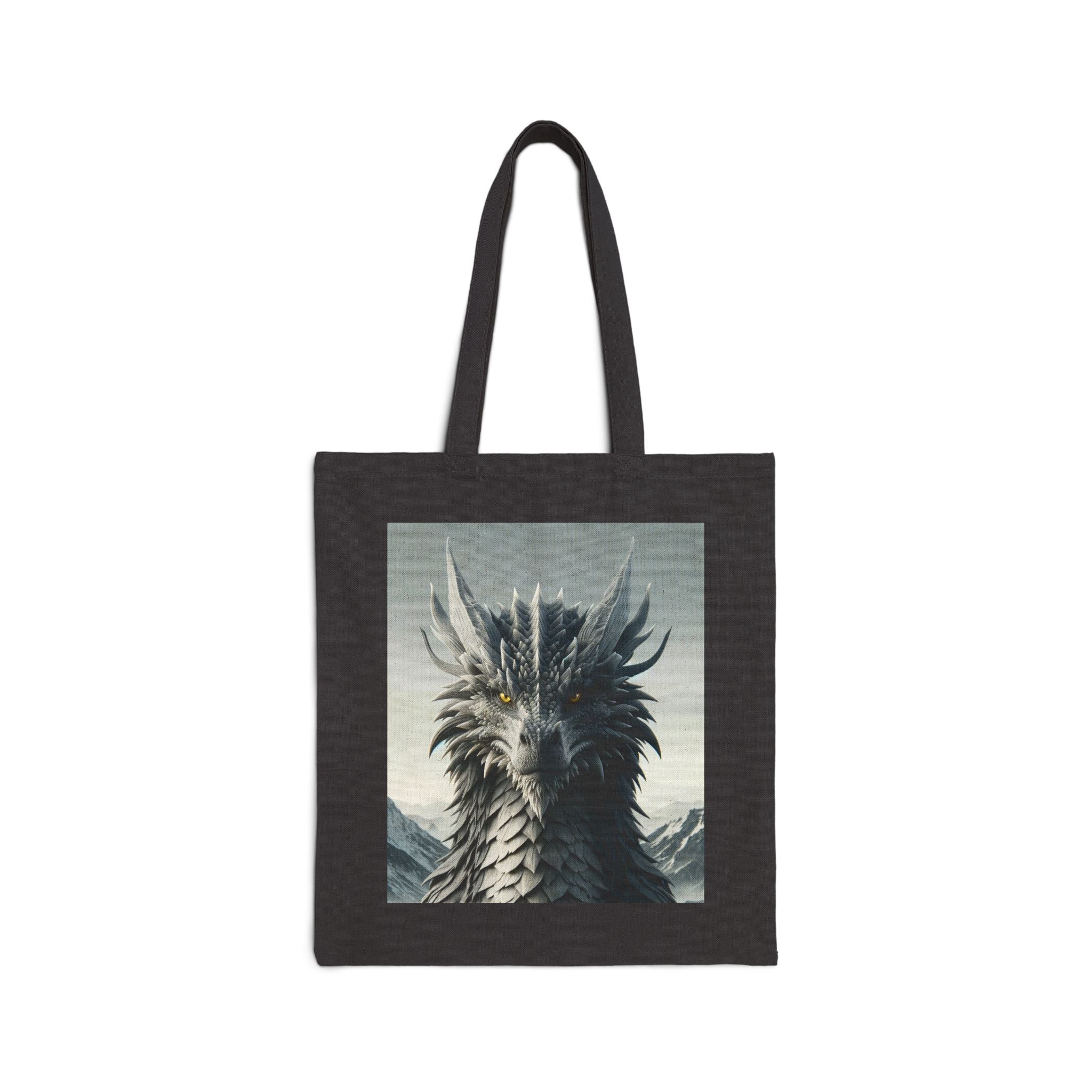 Majestic Dragon - Cotton Canvas Tote Bag