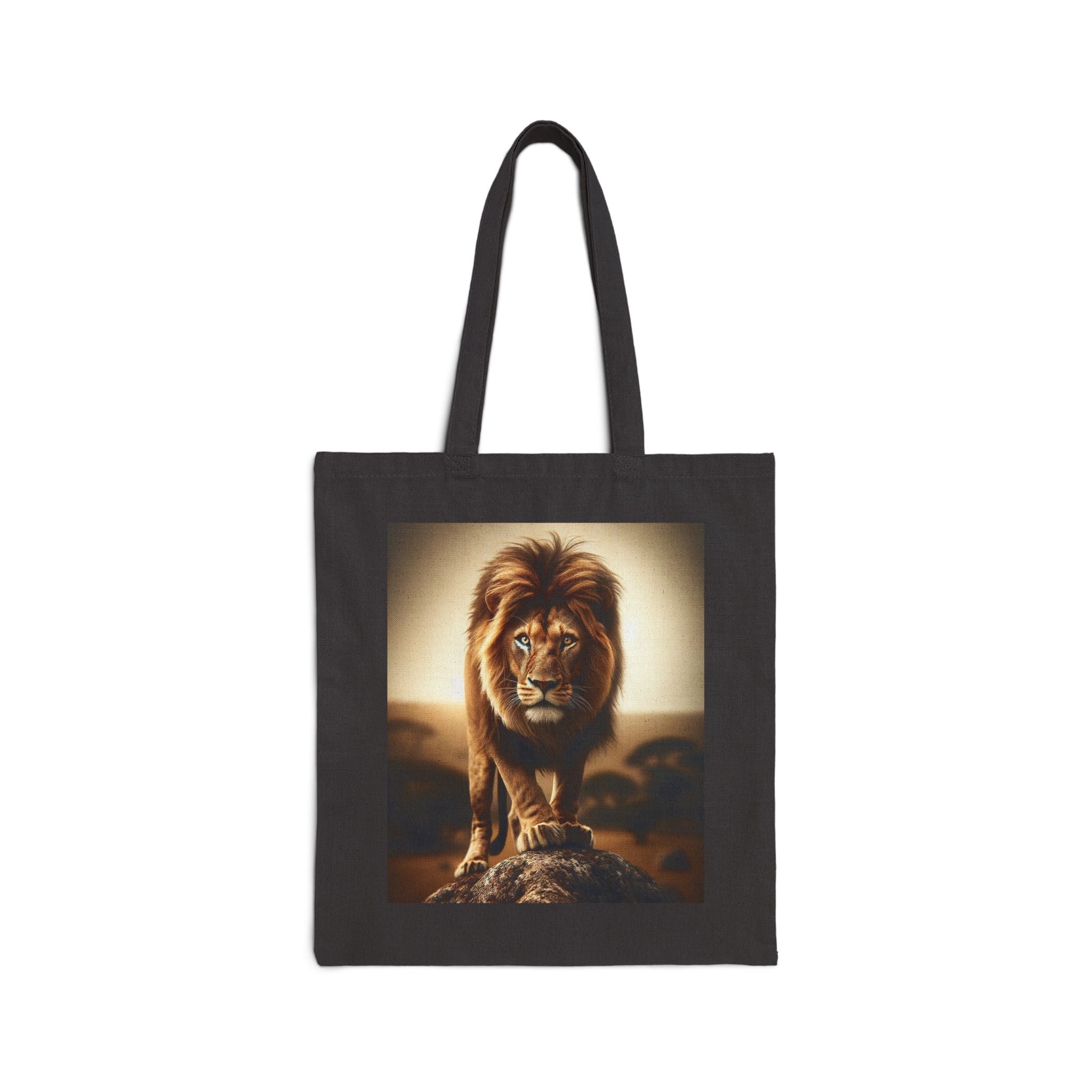 Majestic Lion - Cotton Canvas Tote Bag