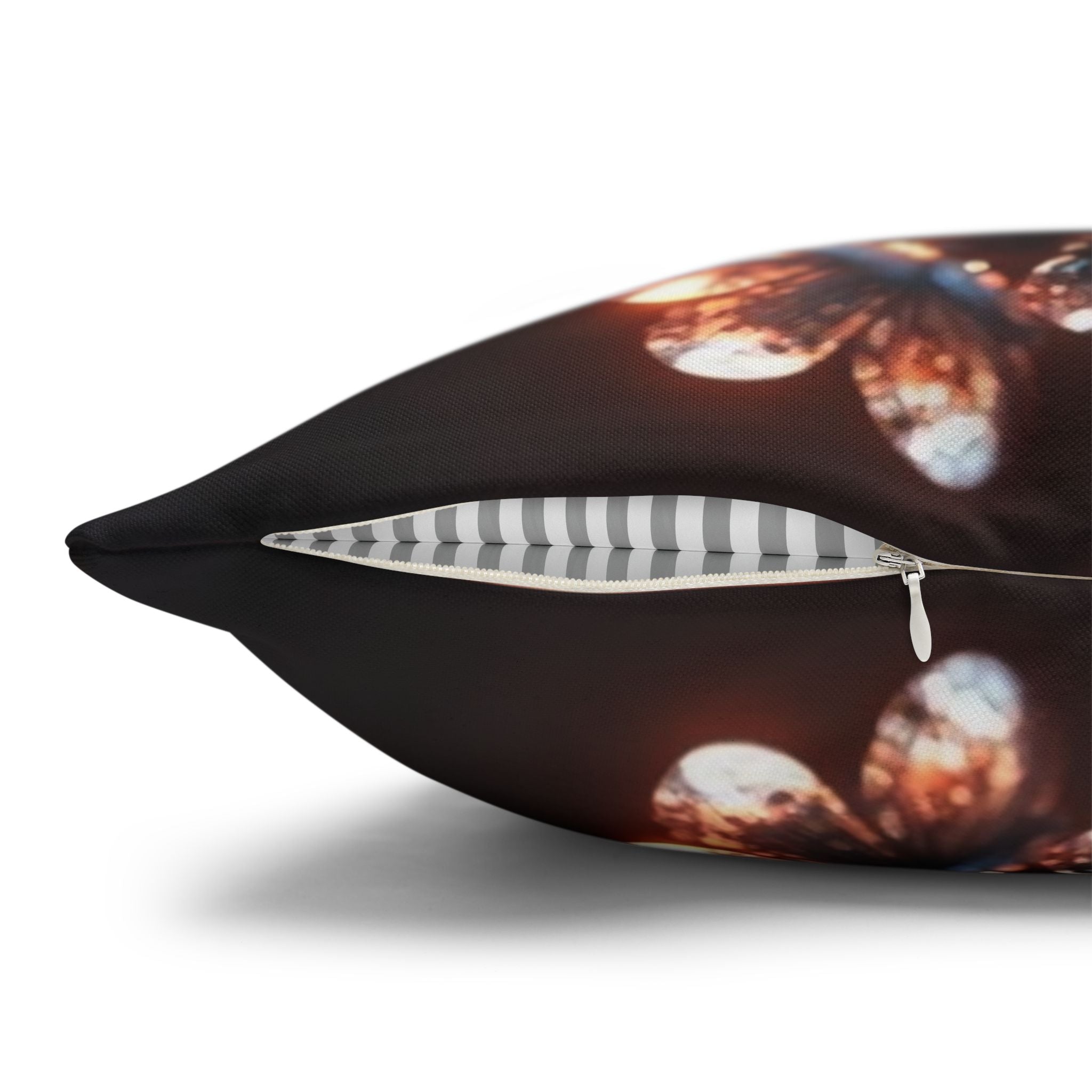 A branch full of white flowers - Polyester Square Pillowcase