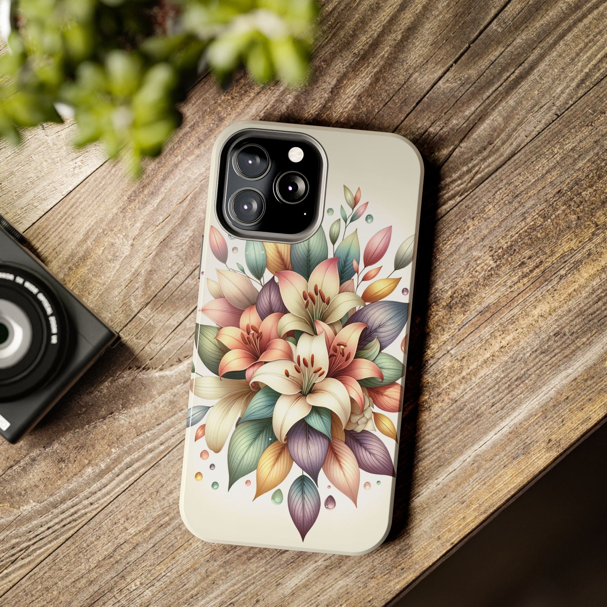 Phone Cases - Beautiful Lily Bouquet Design