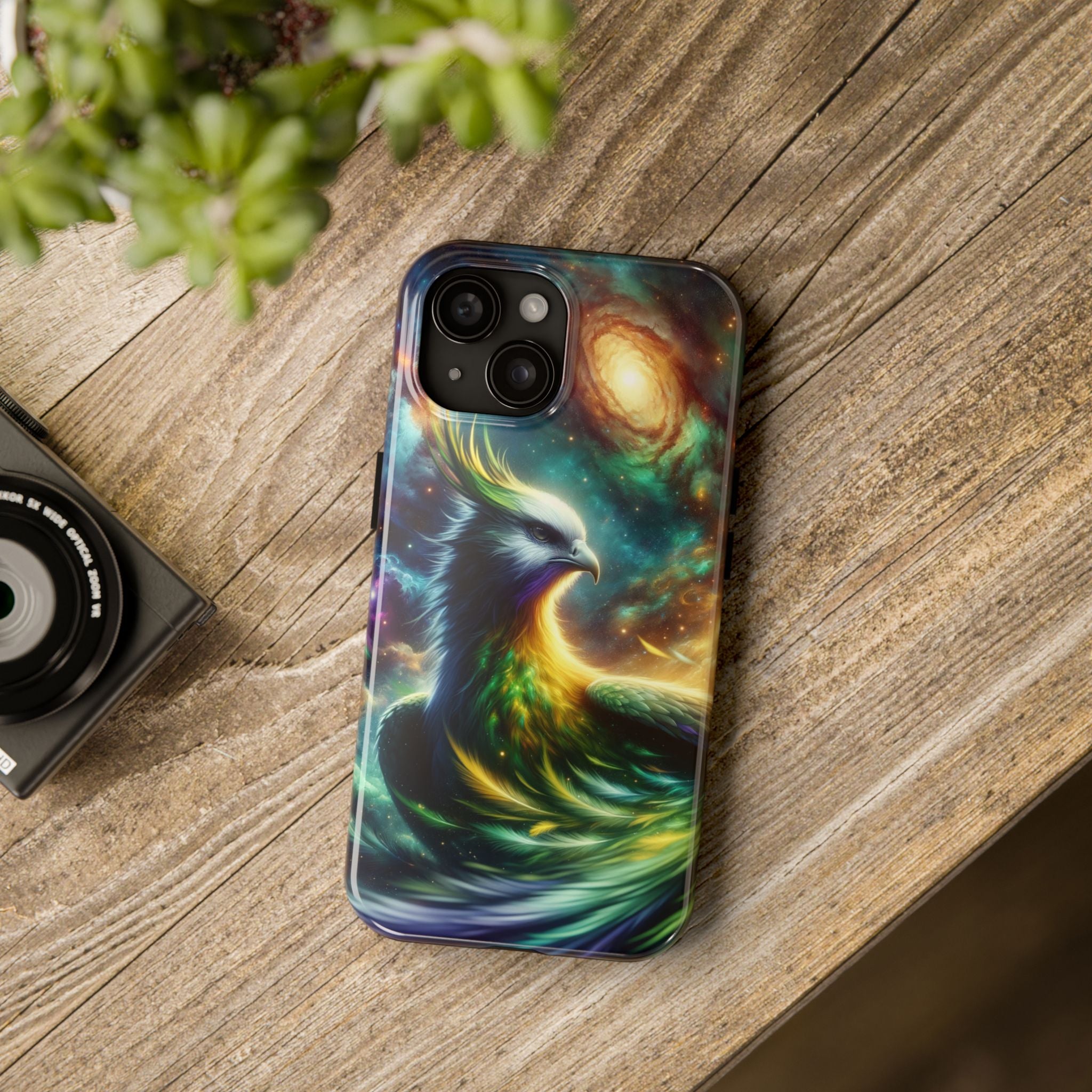 Phone Cases - Green Phoenix Design