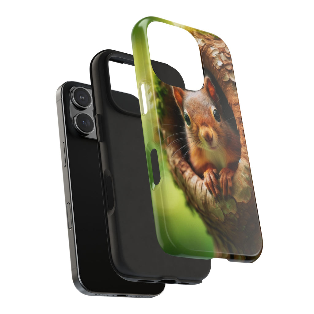 Squirrel in a tree - Tough Phone Case