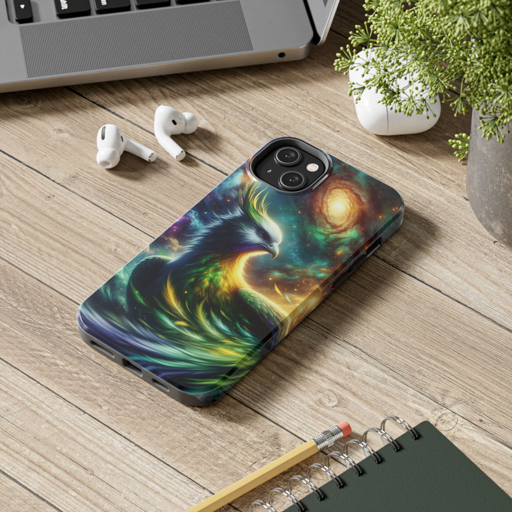 Phone Cases - Green Phoenix Design