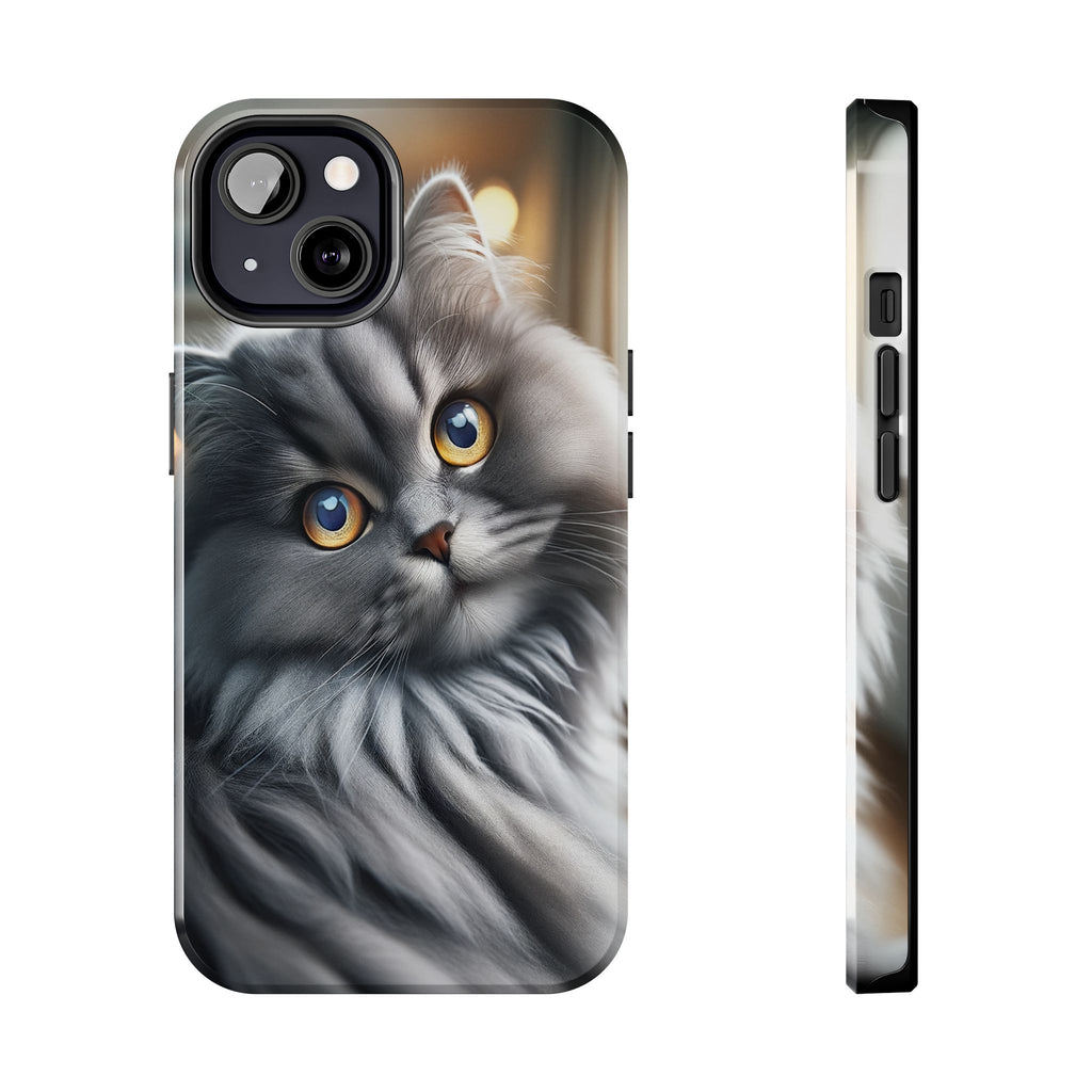 Grey cat - Tough Phone Case