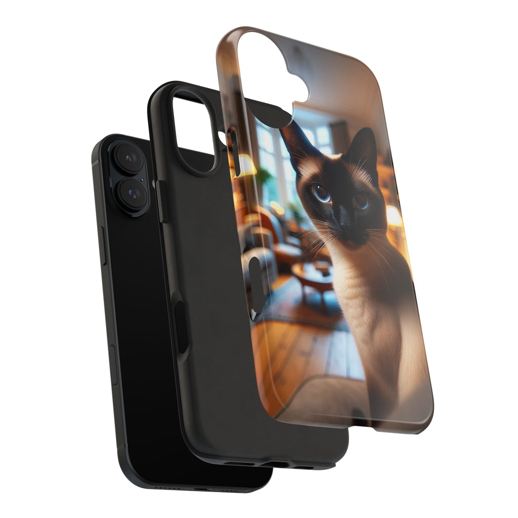 Curious cat - Tough Phone Case