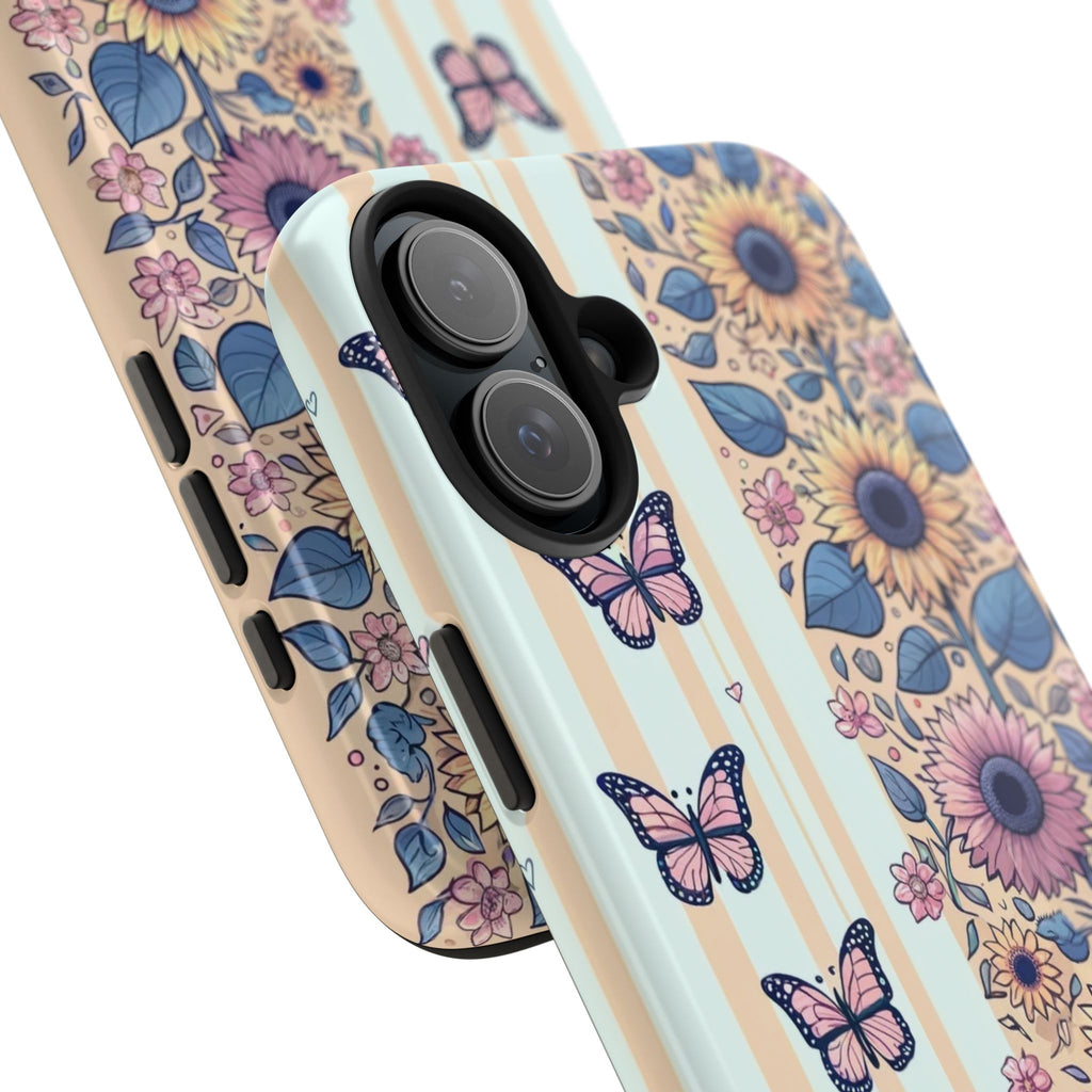 Butterflies and Sunflowers - Tough Phone Case
