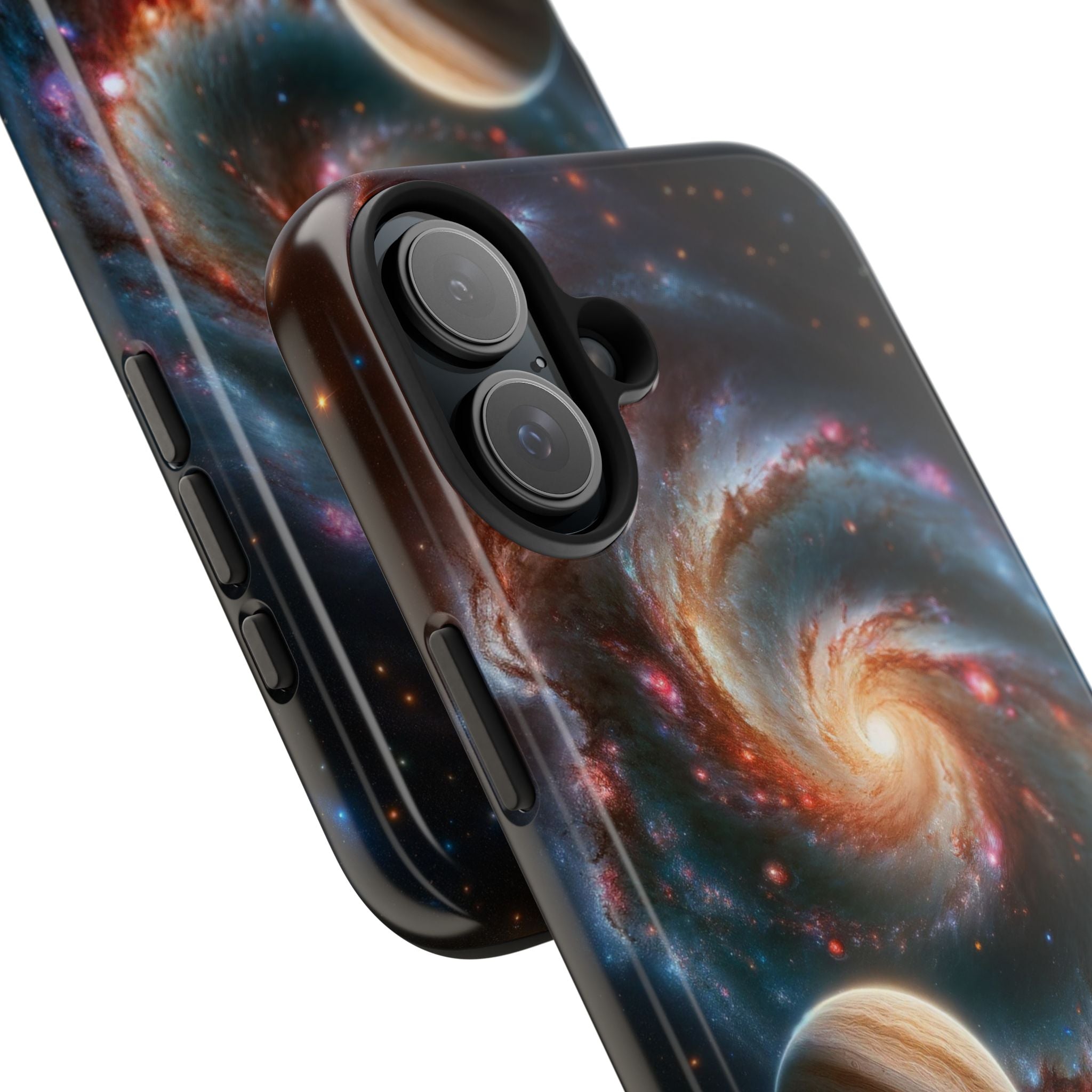 Yellow planet and wormhole - Tough Phone Case