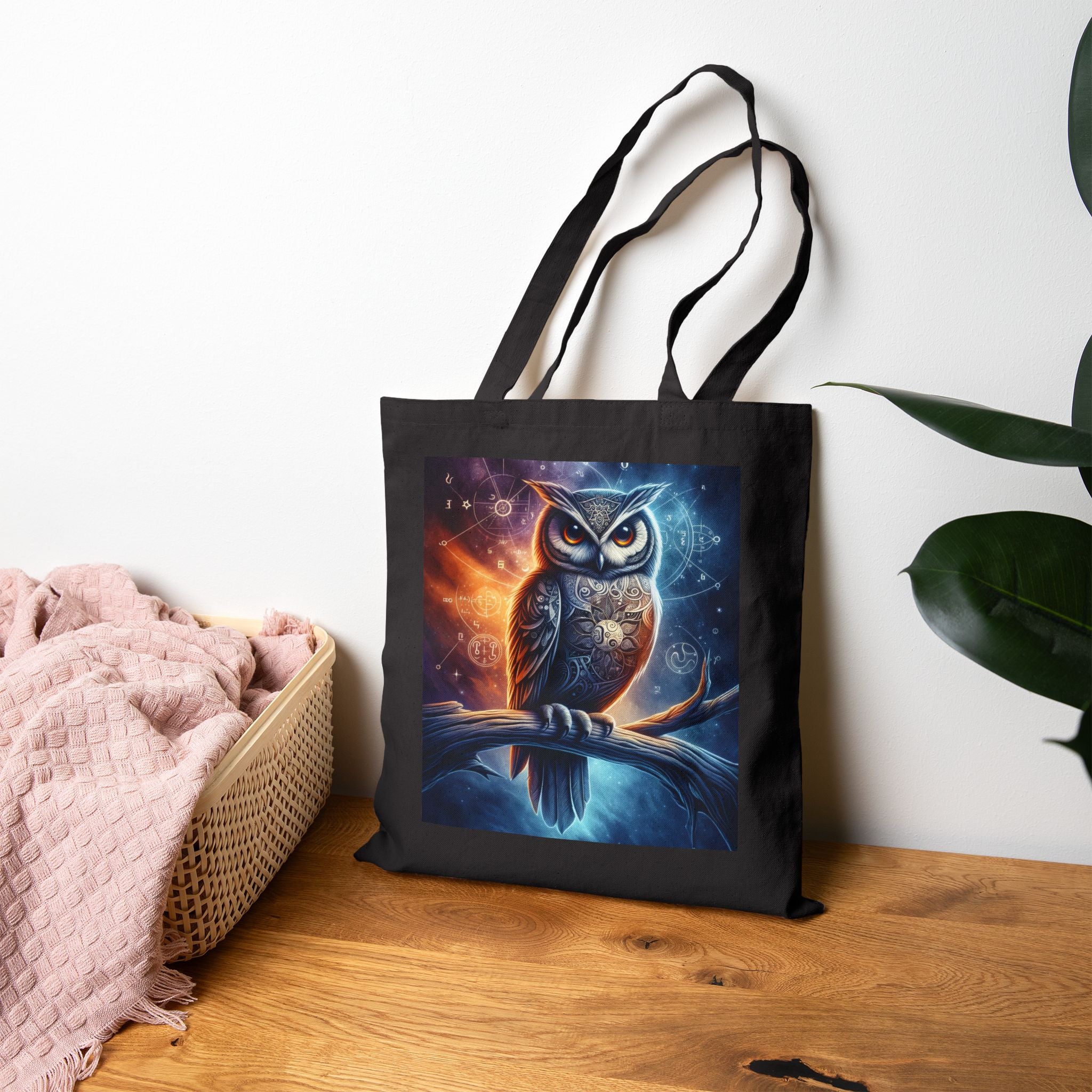 Wise Owl - Cotton Canvas Tote Bag