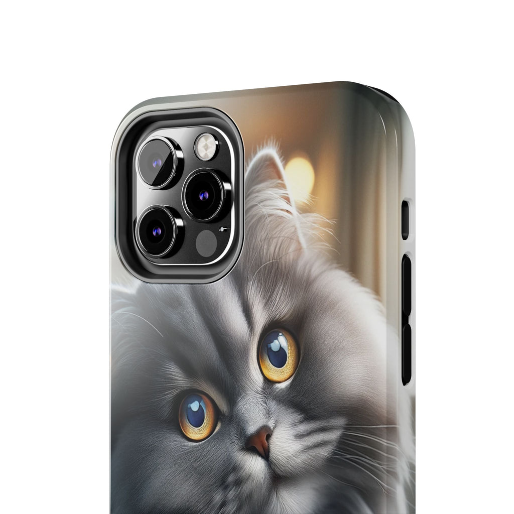 Grey cat - Tough Phone Case